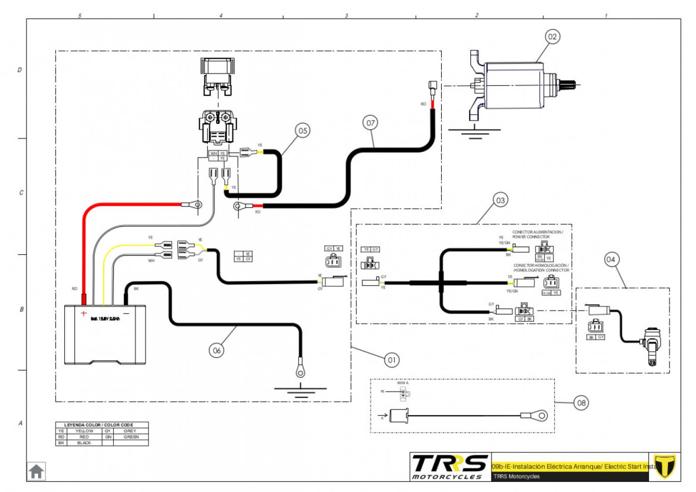 09BTR - ELECTRIC START INSTAL.