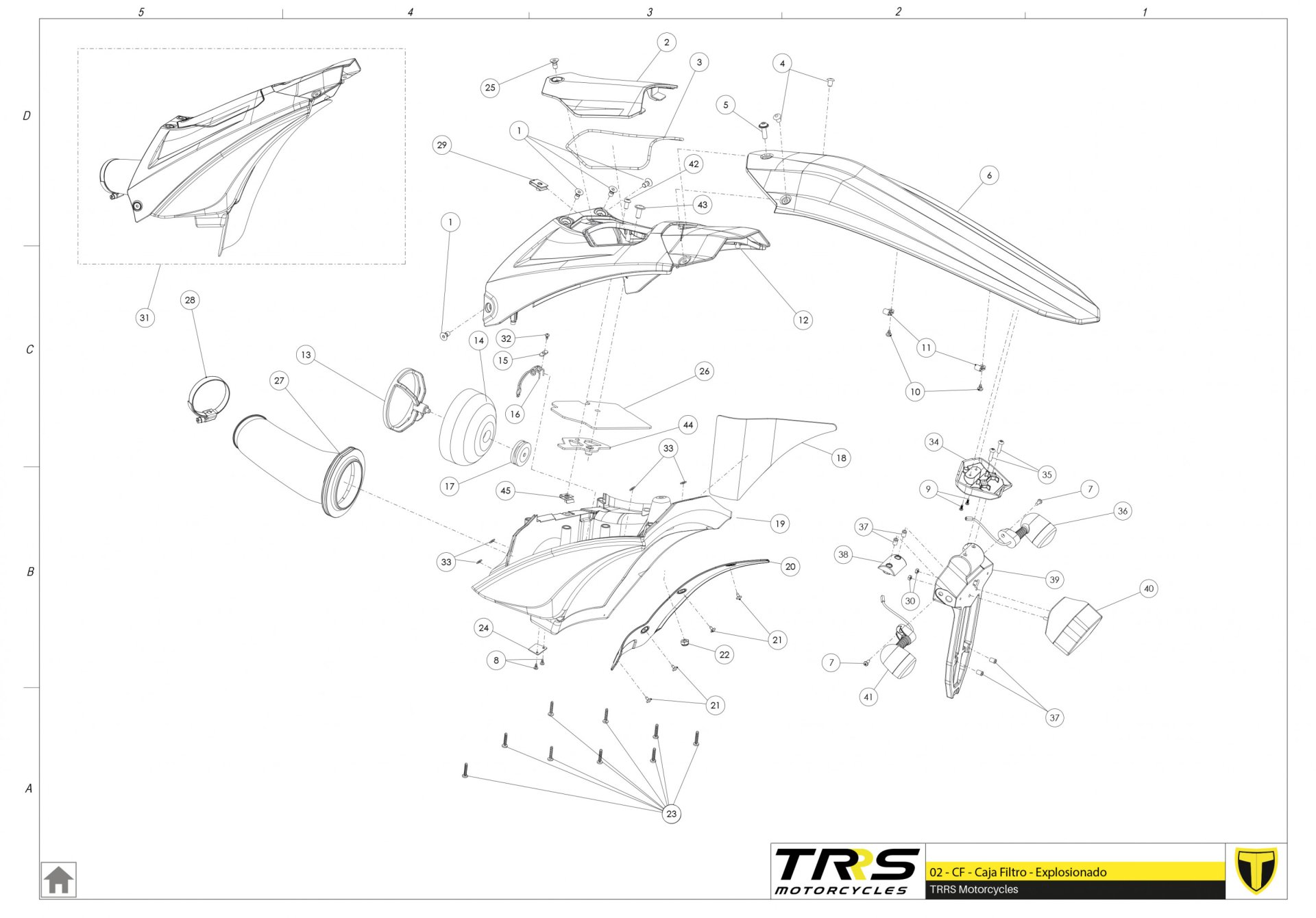 02TR - AIR FILTER BOX