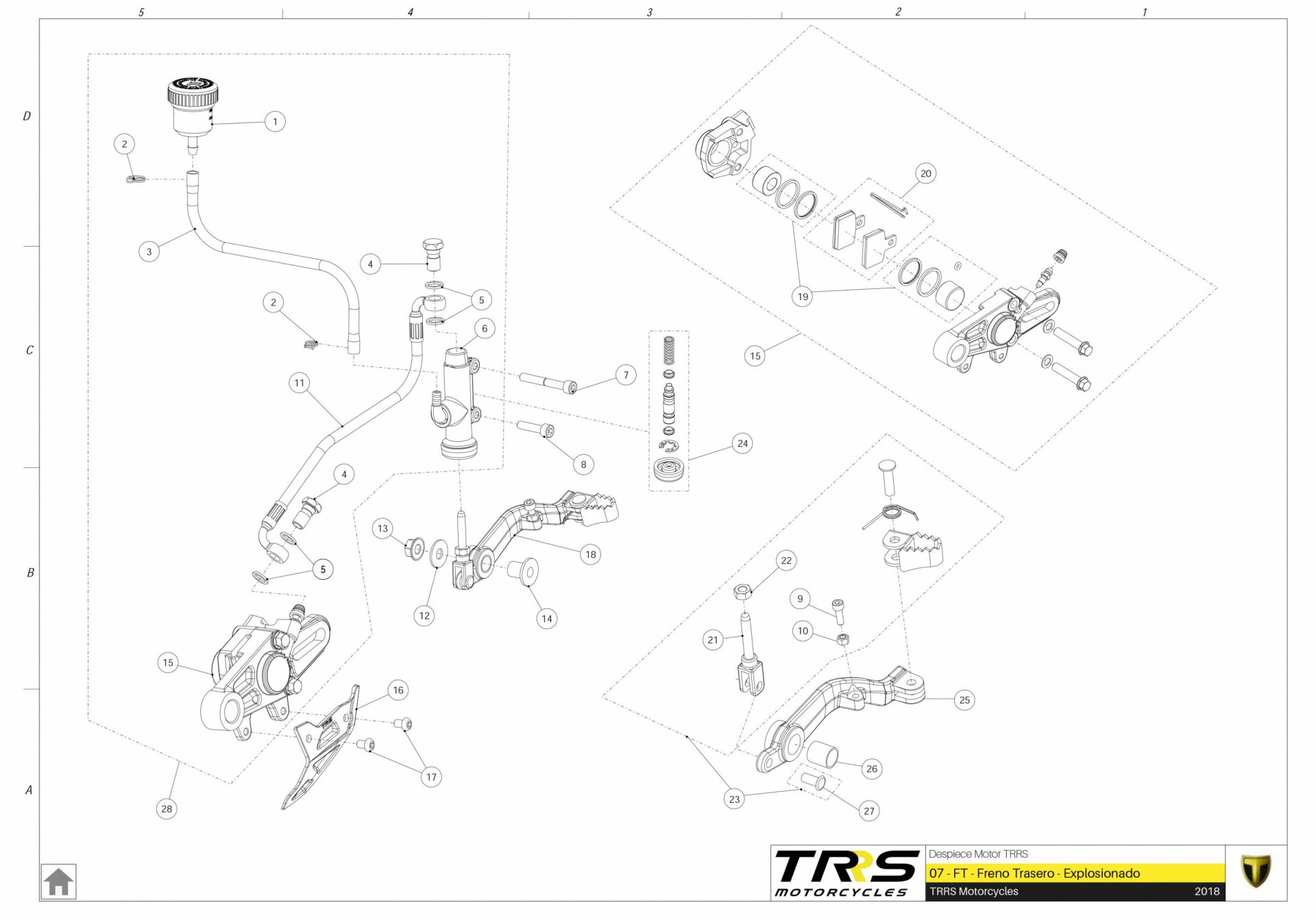 07TR - REAR BRAKE