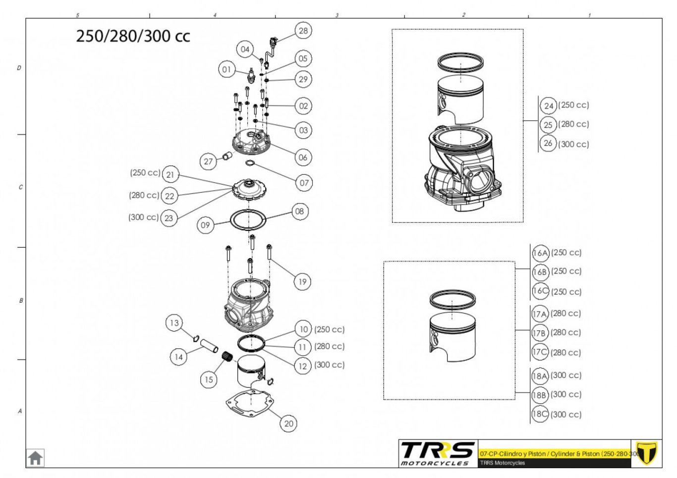 07MT - CYLINDER AND PISTON