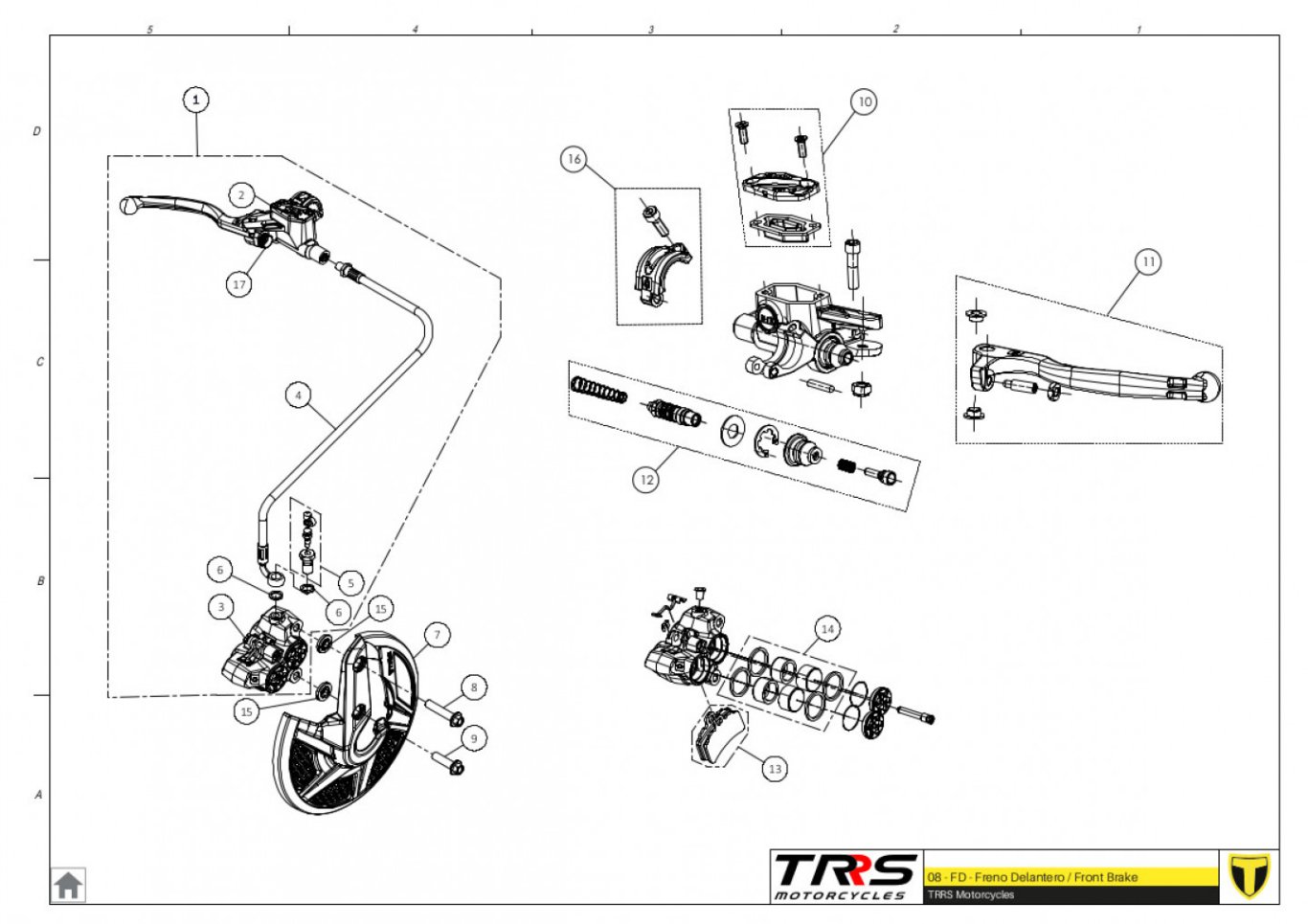 08TR - FRONT BRAKE
