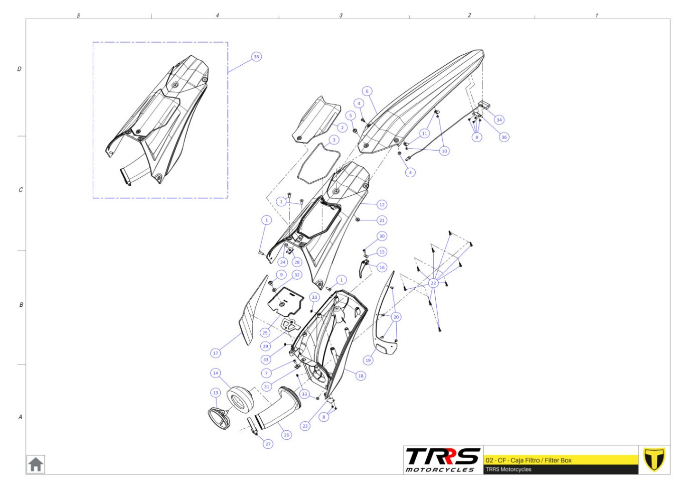 02TR - AIR FILTER BOX