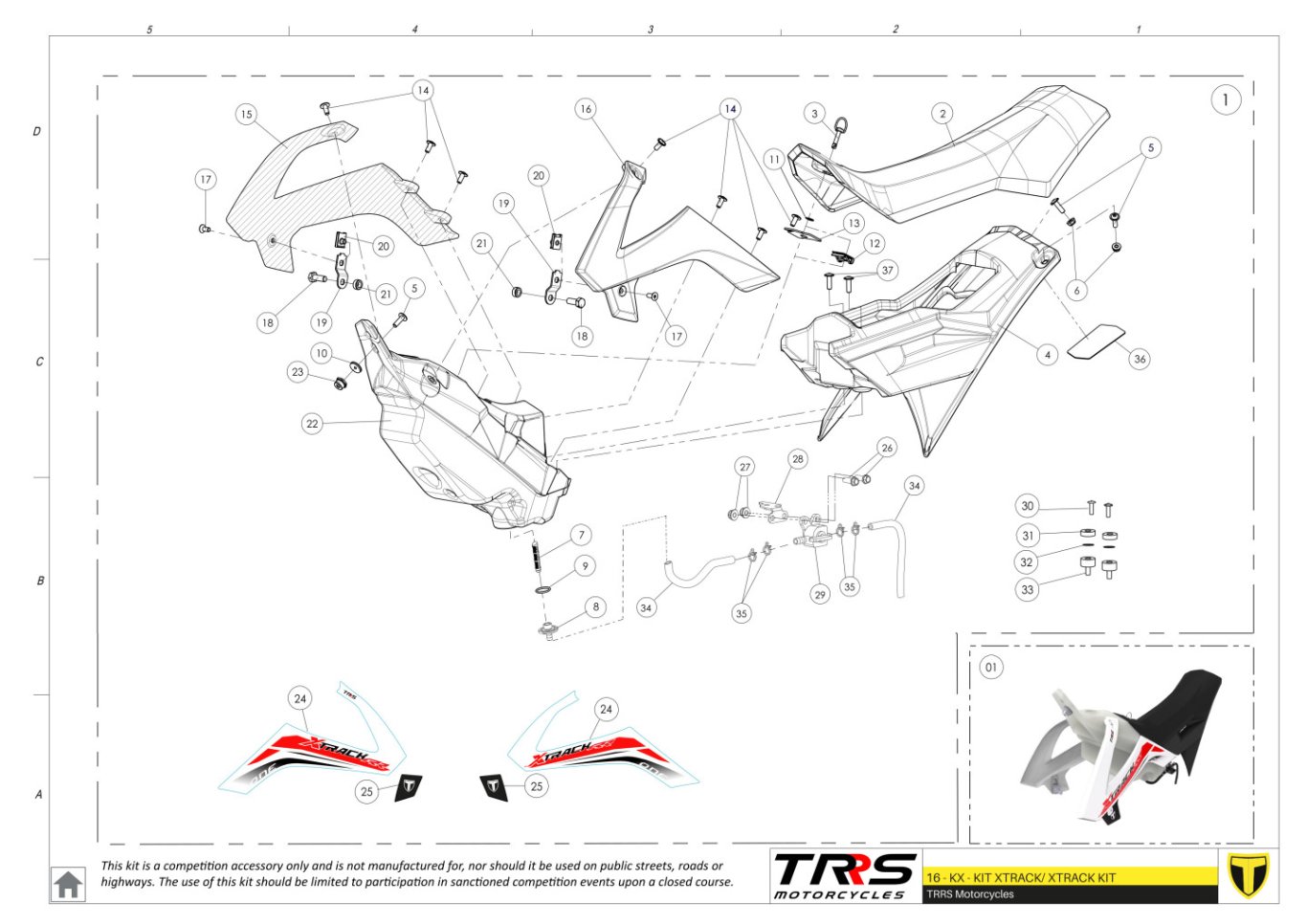 16TR - KIT XTRACK