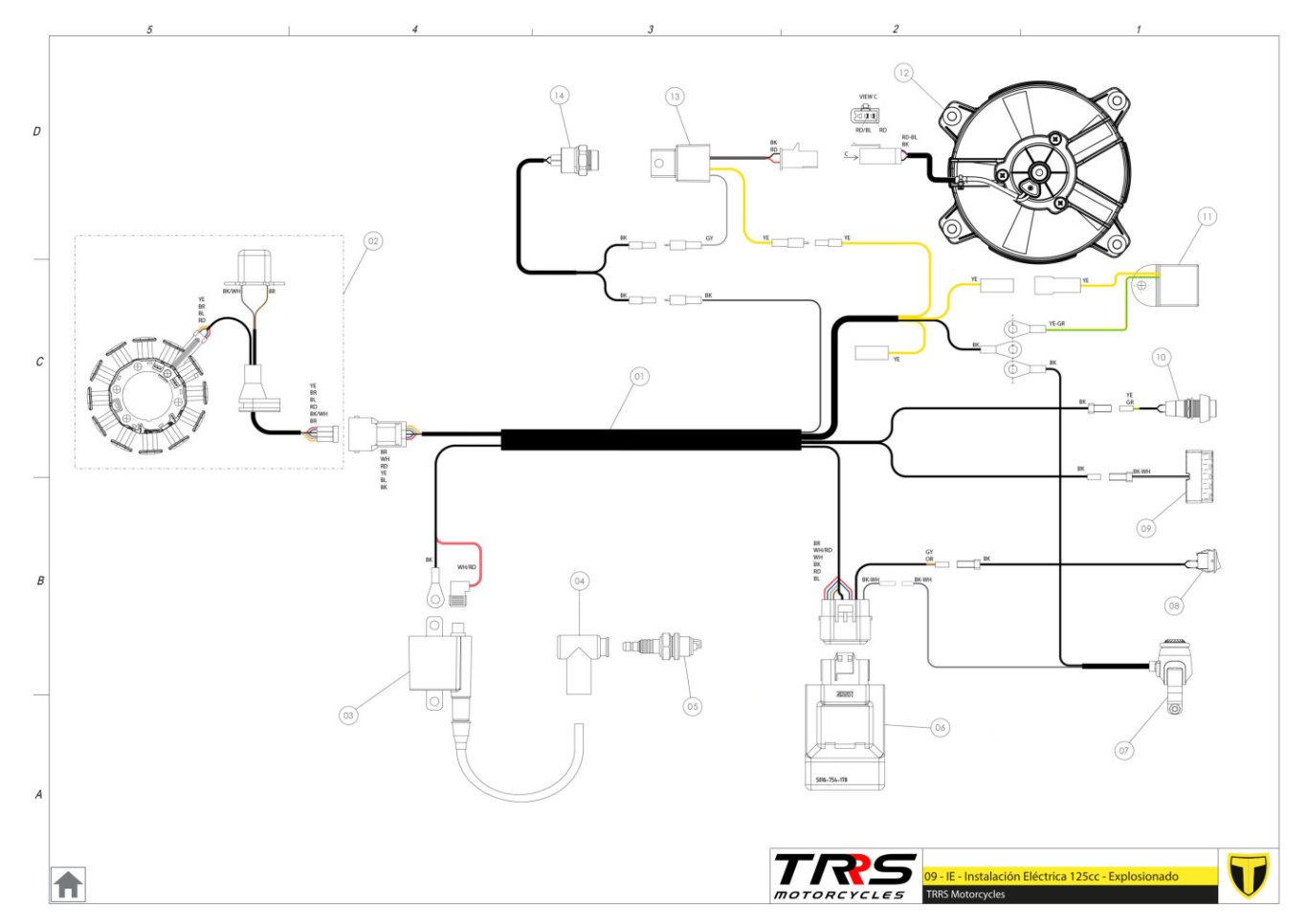 09BTR - INSTALATION ELECTRIC 125CC
