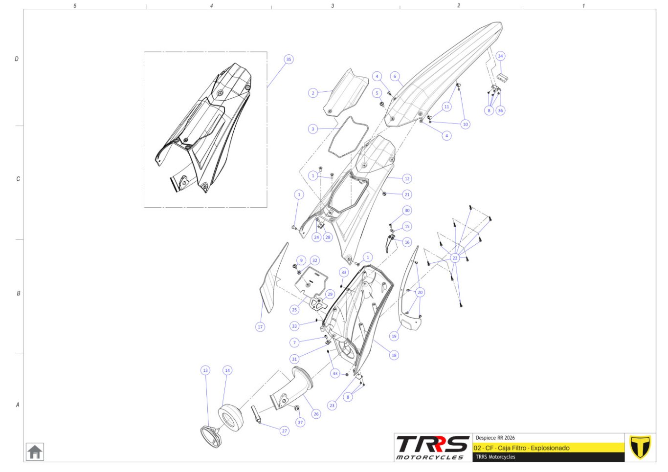 02TR - AIR FILTER BOX