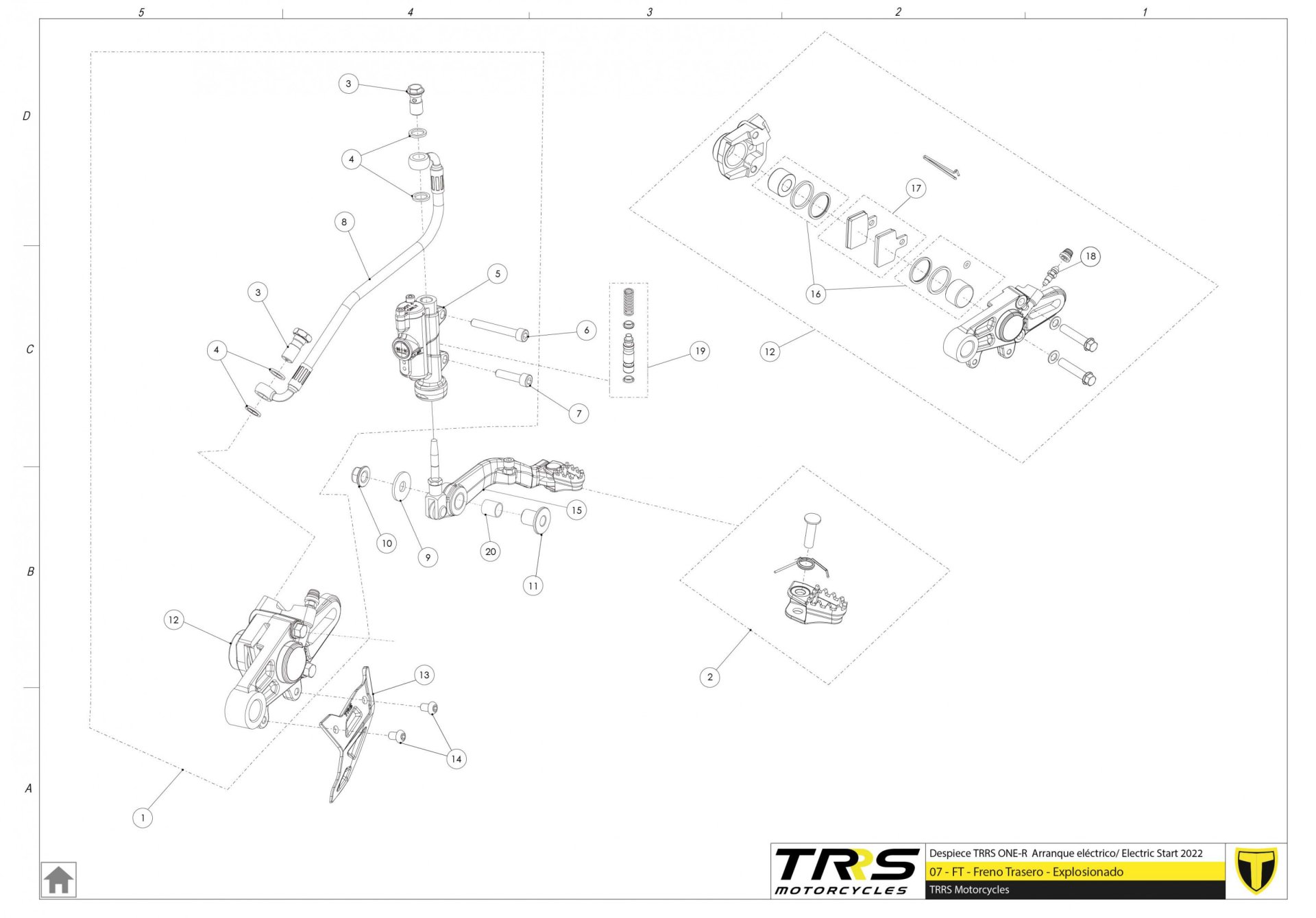 07TR - REAR BRAKE
