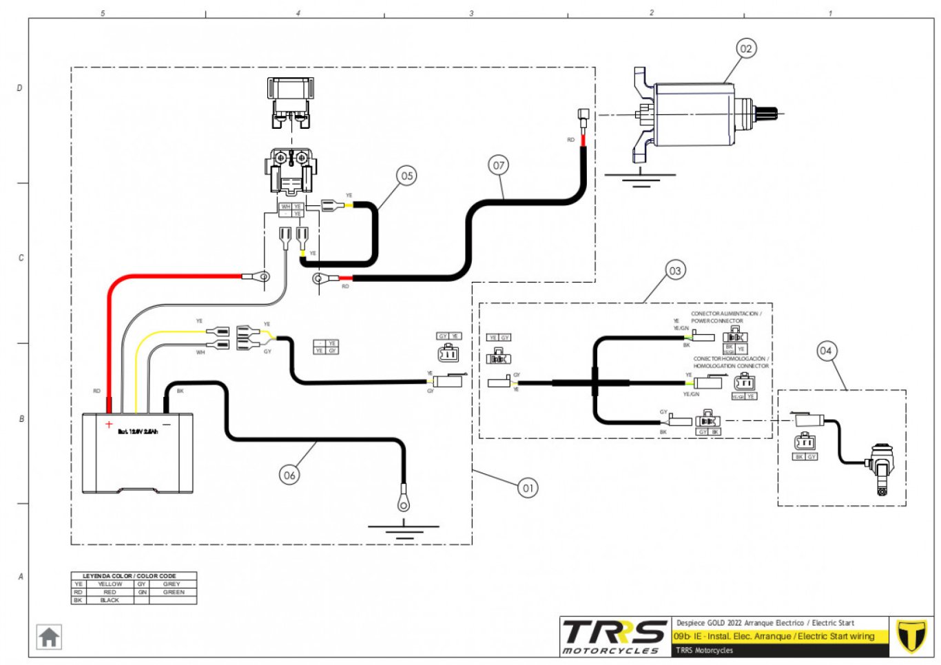 09BTR - ELECTRIC START INSTALLATION