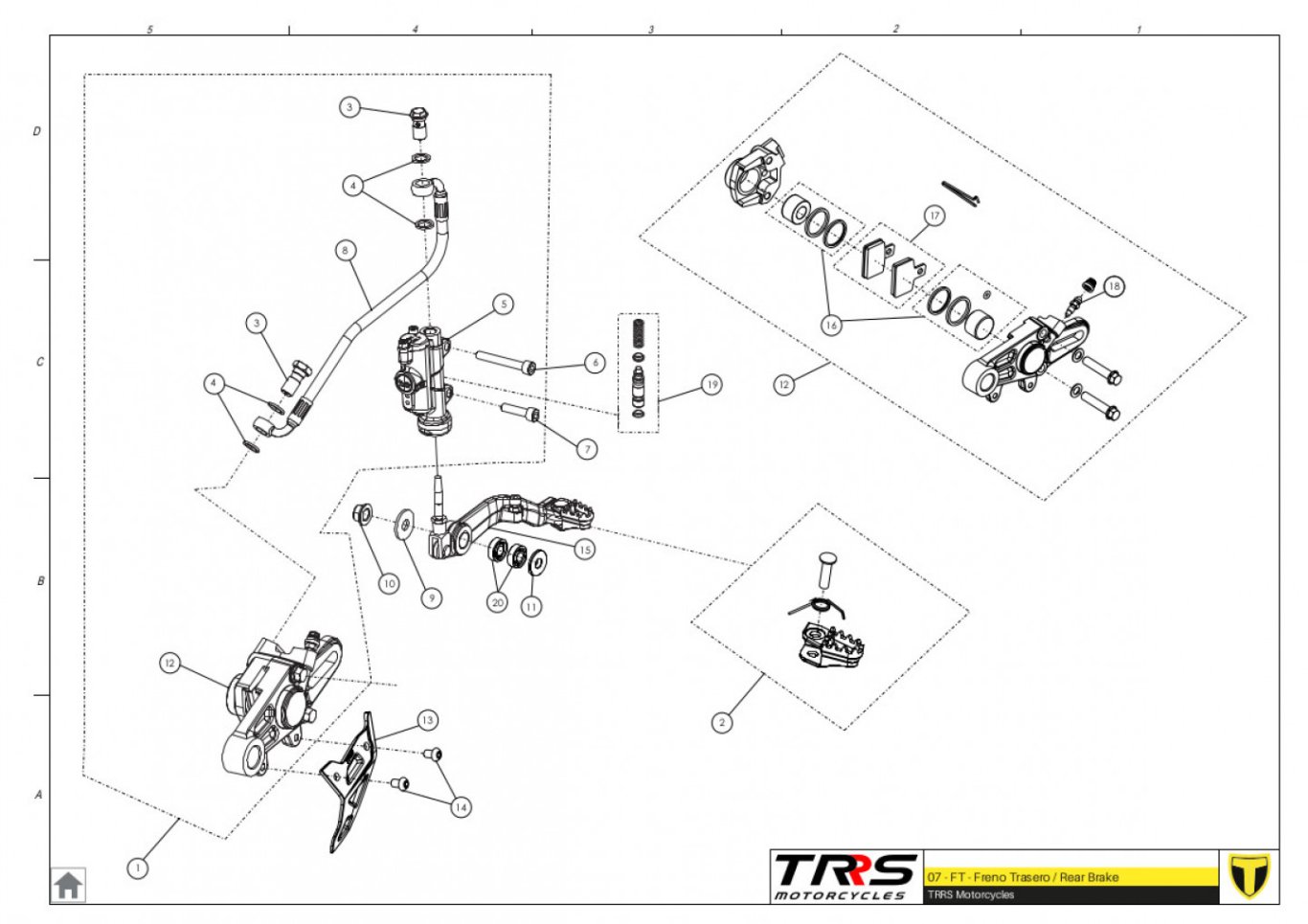 07TR - REAR BRAKE