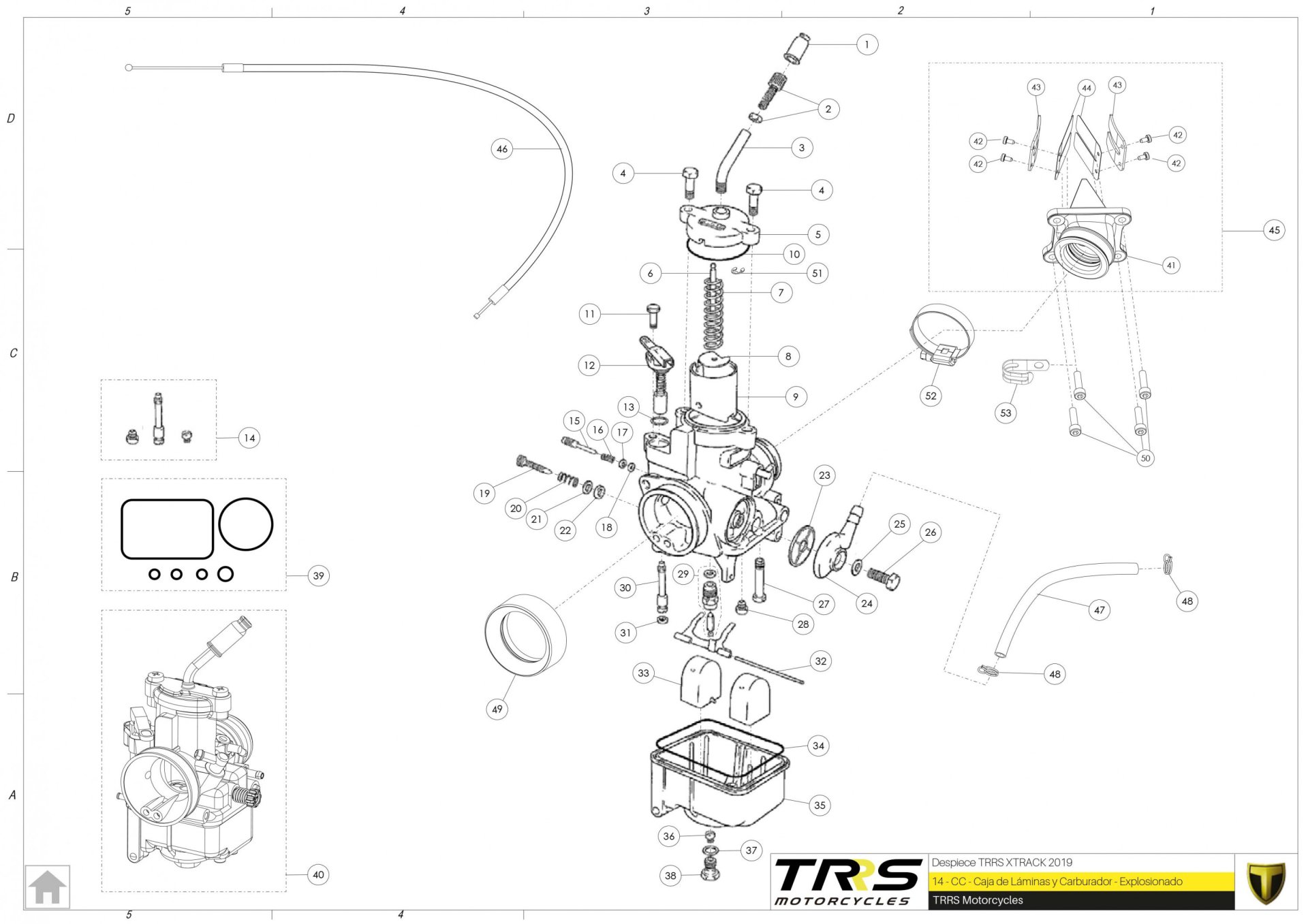 14TR - CARBURETTOR