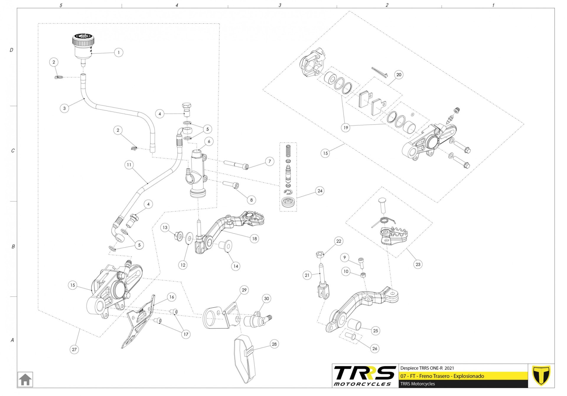 07TR - REAR BRAKE