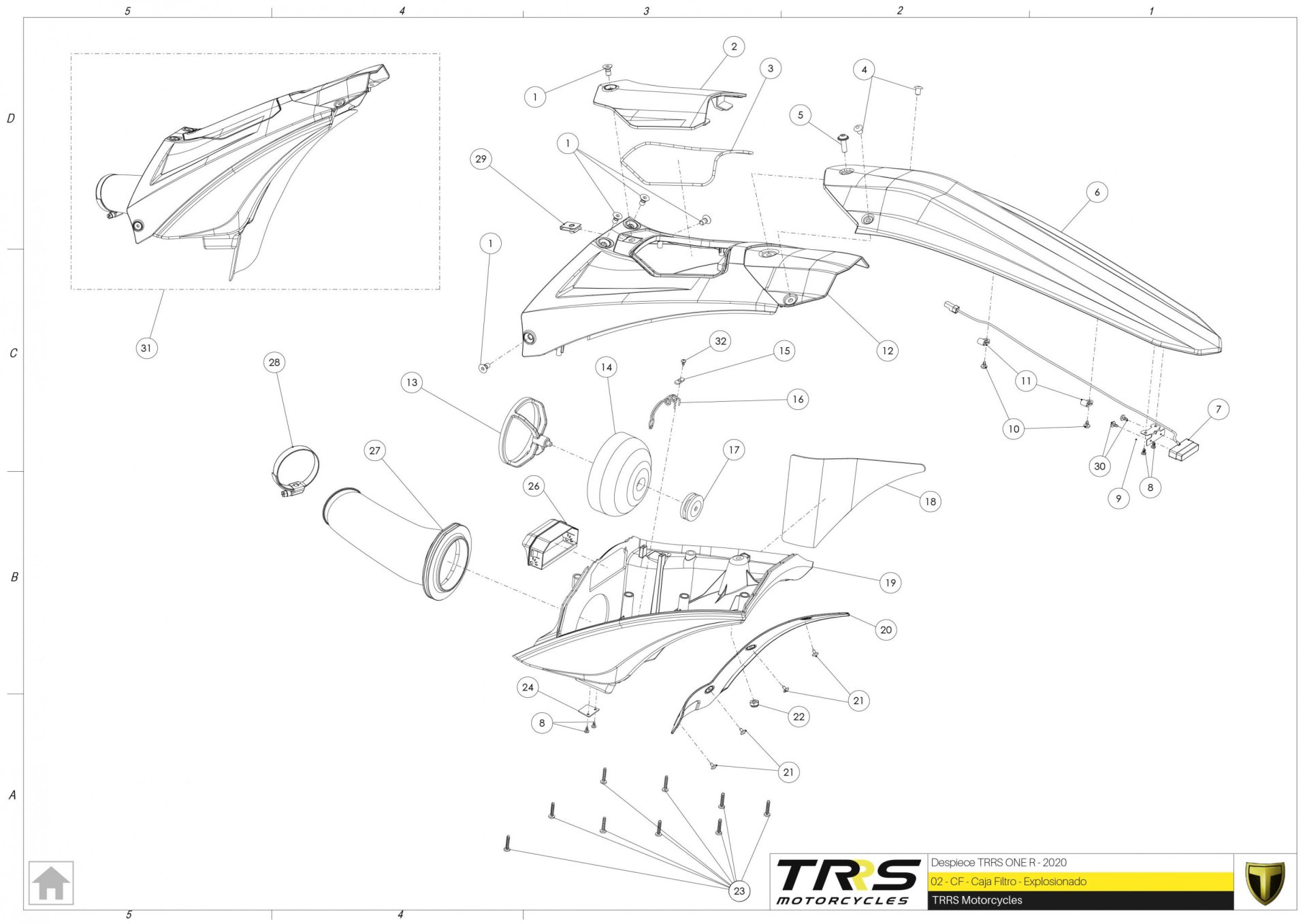 02TR - AIR FILTER BOX