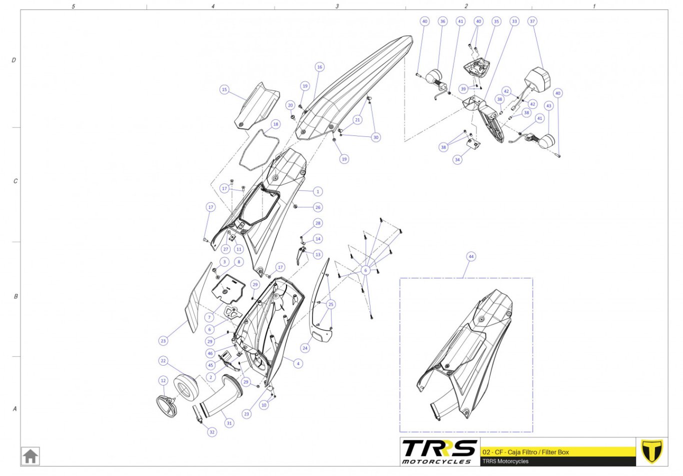 02TR - AIR FILTER BOX