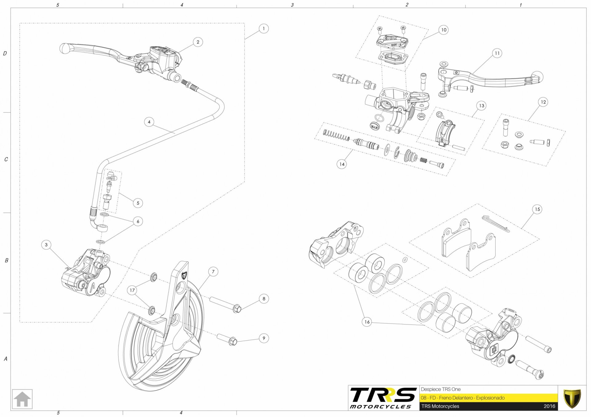 08TR - FRONT BRAKE
