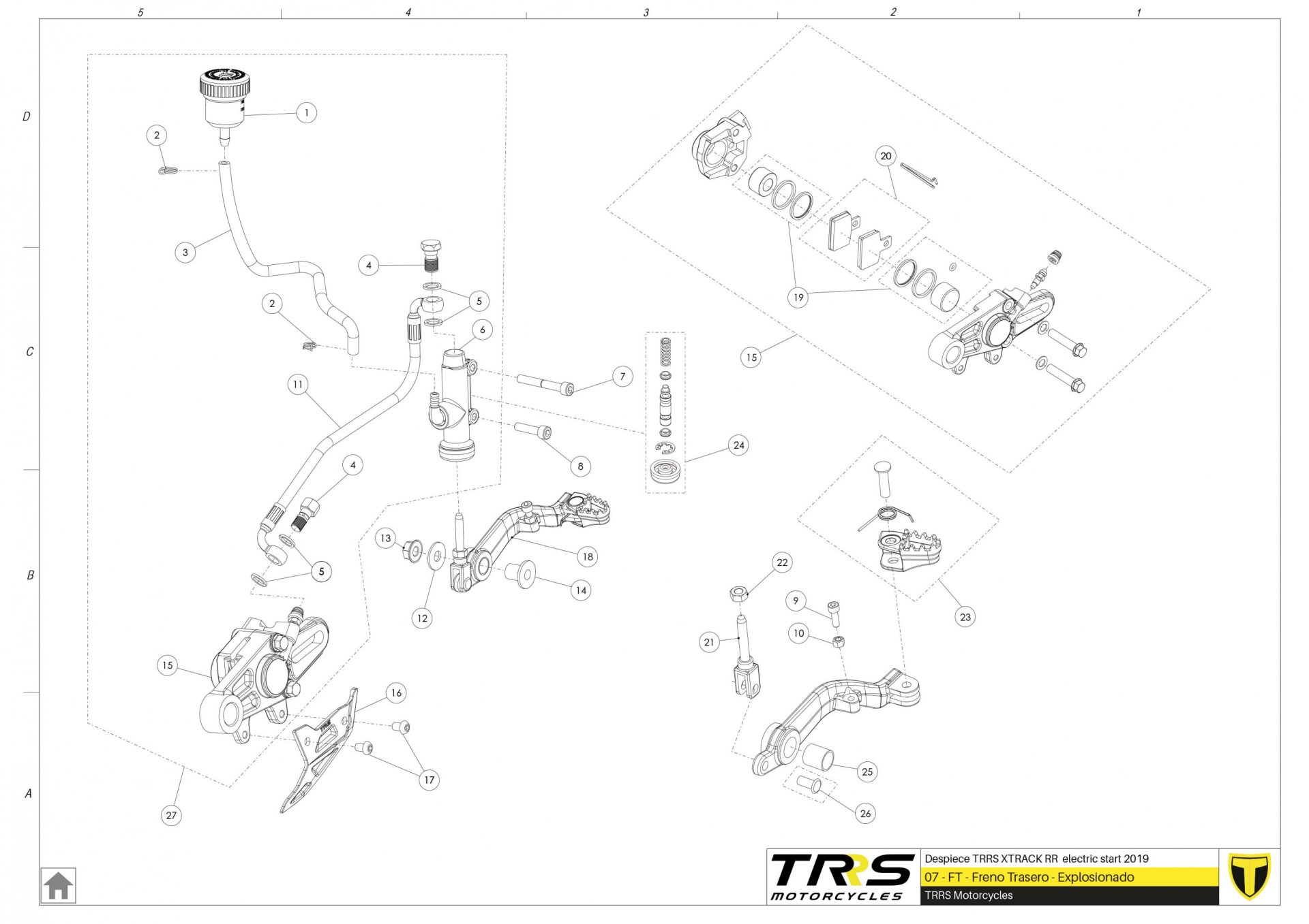 07TR - REAR BRAKE