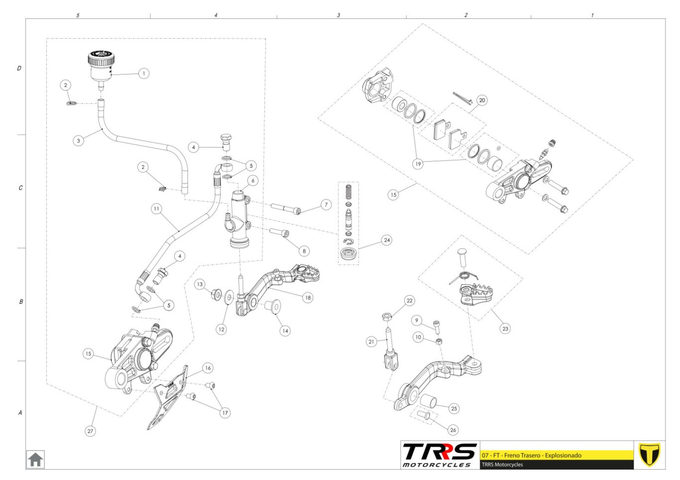 07TR - REAR BRAKE
