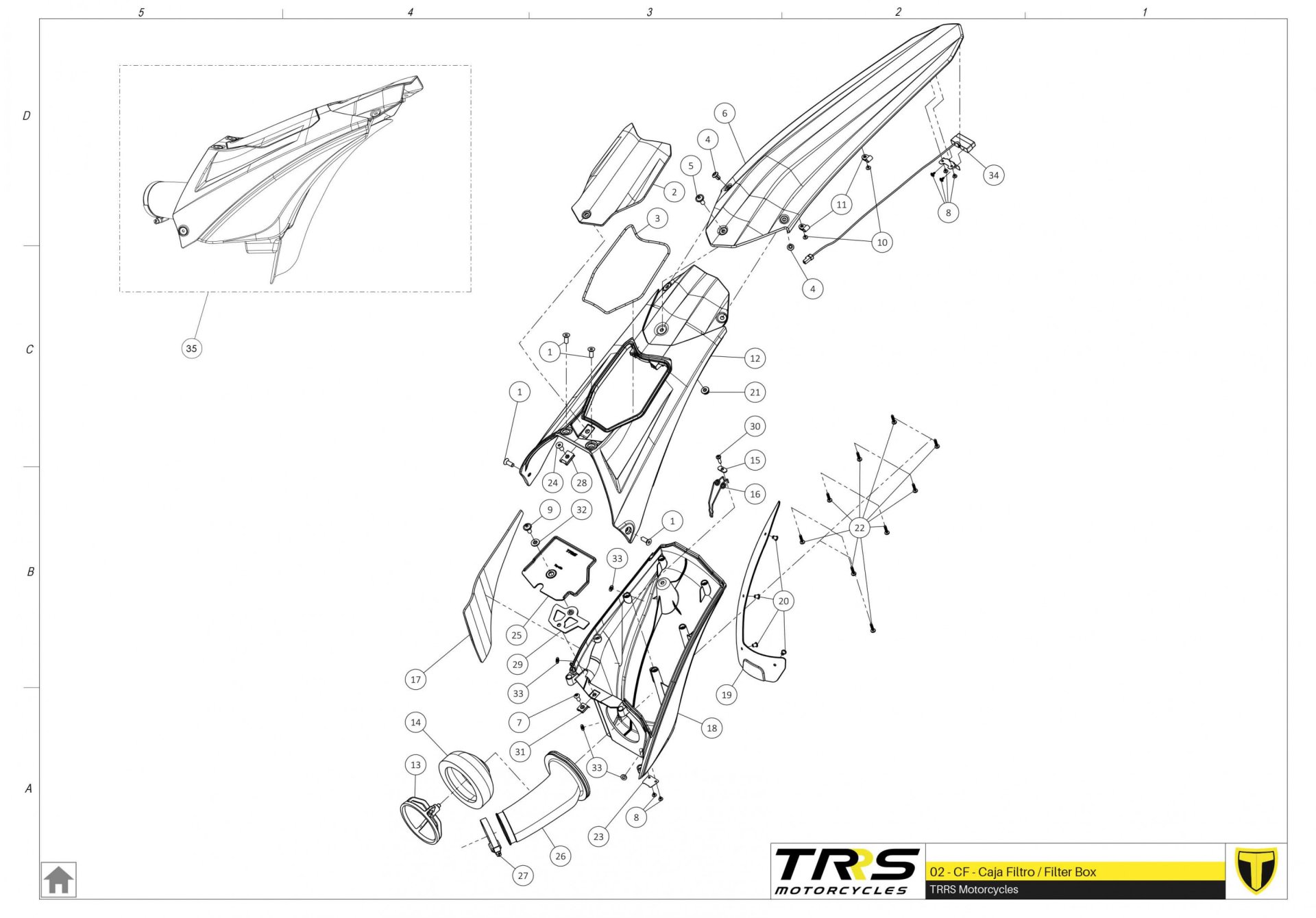 02TR - AIR FILTER BOX
