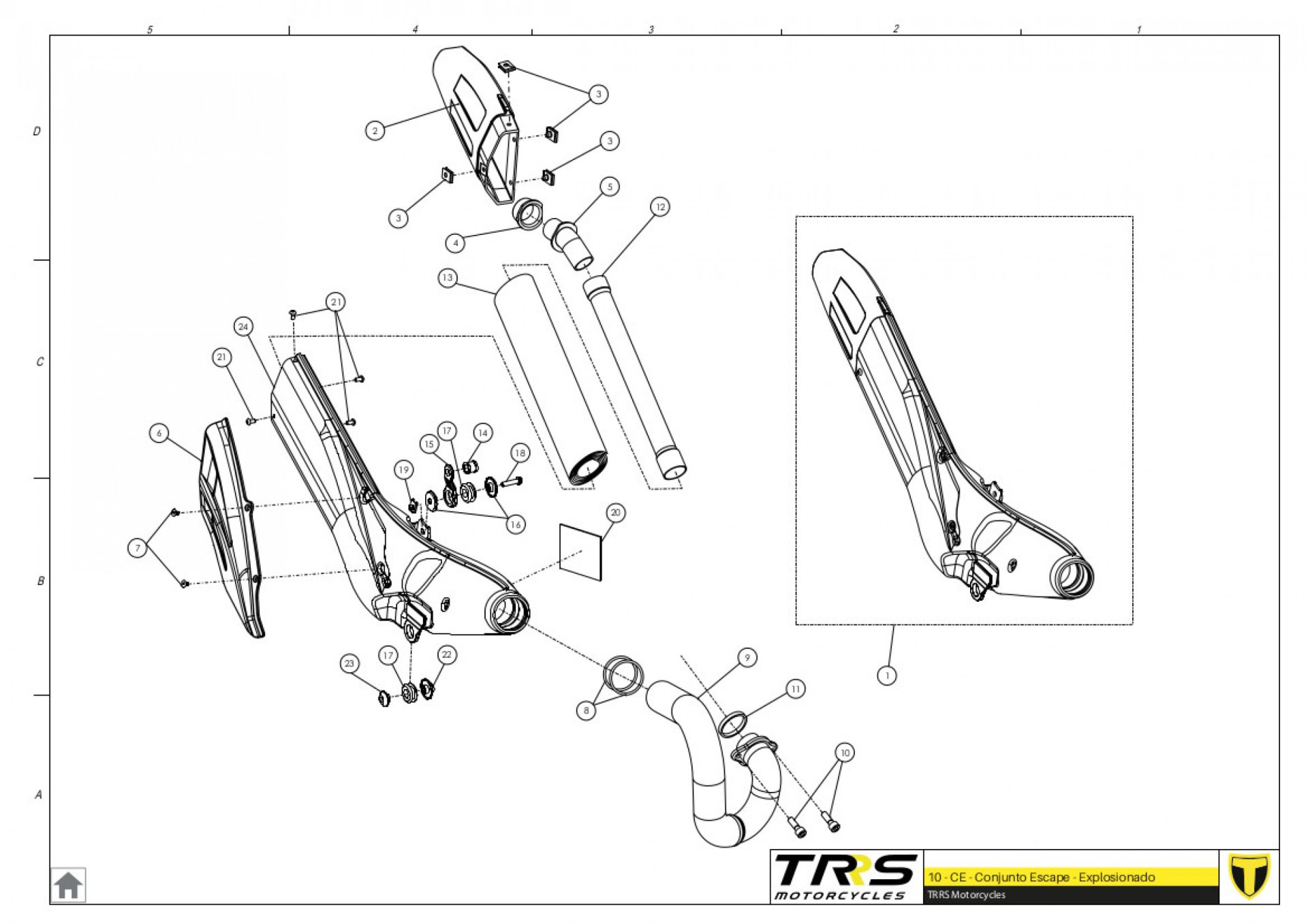 10TR - EXHAUST