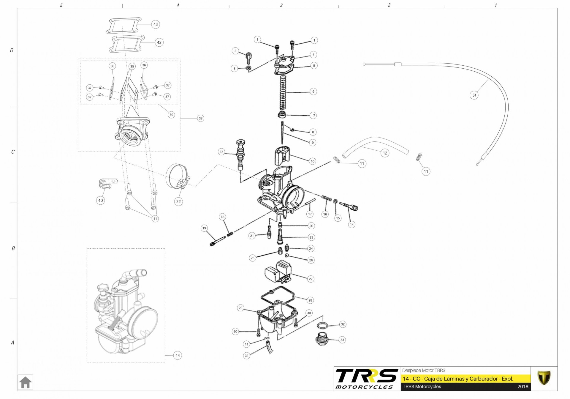 14TR - CARBURETTOR