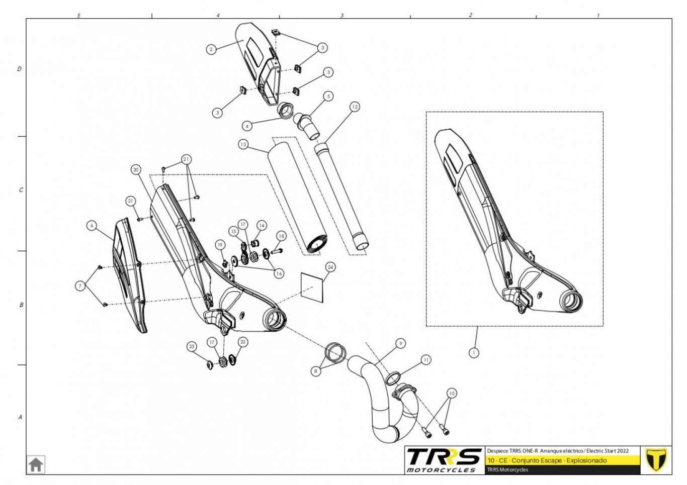 10TR - EXHAUST