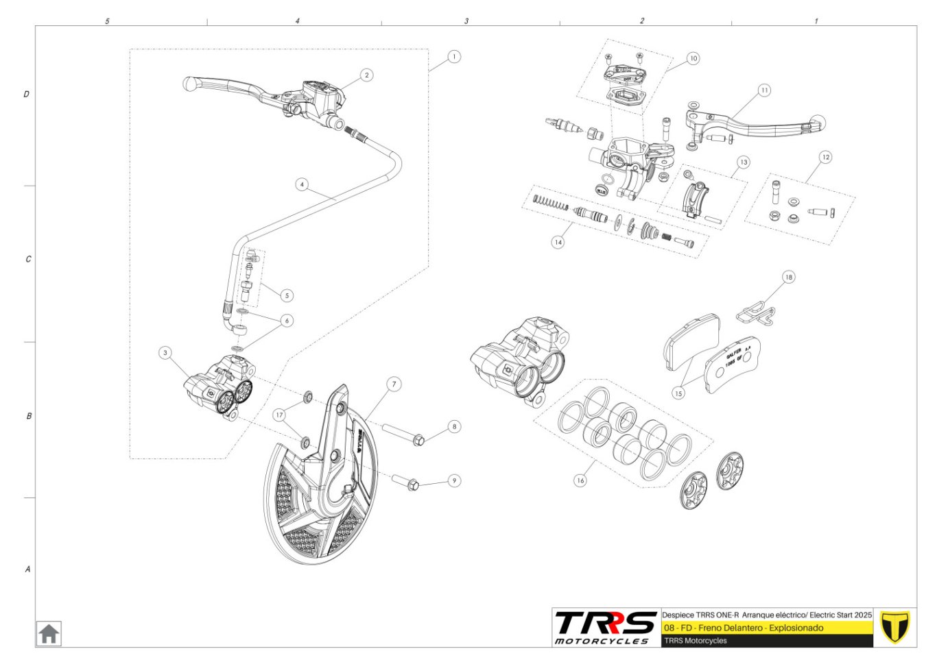 08TR - FRONT BRAKE