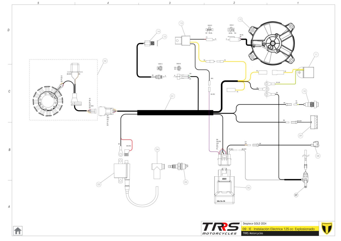 09TR-125 - ELECTRICAL INSTALLATION 125CC