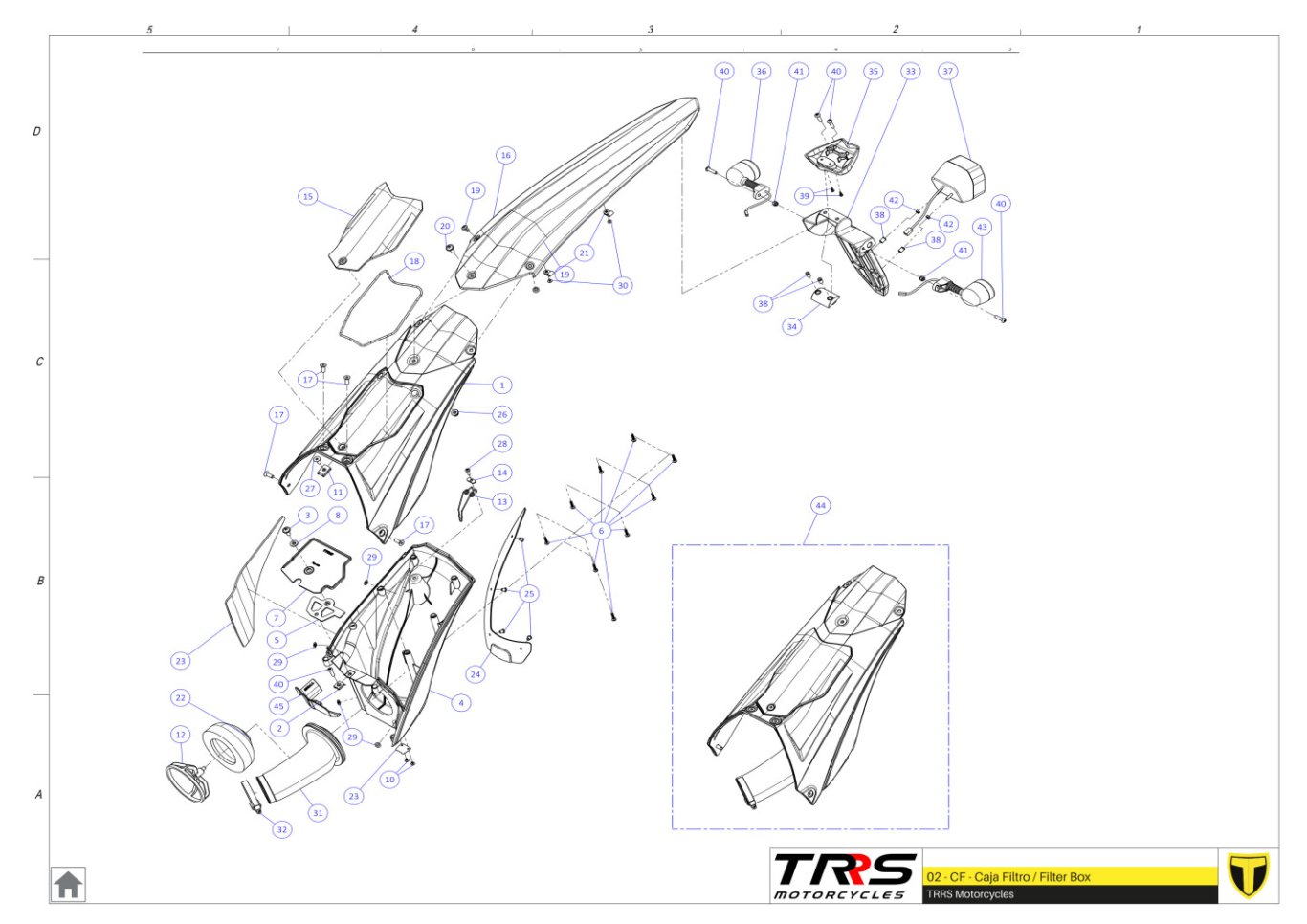 02TR - AIR FILTER BOX