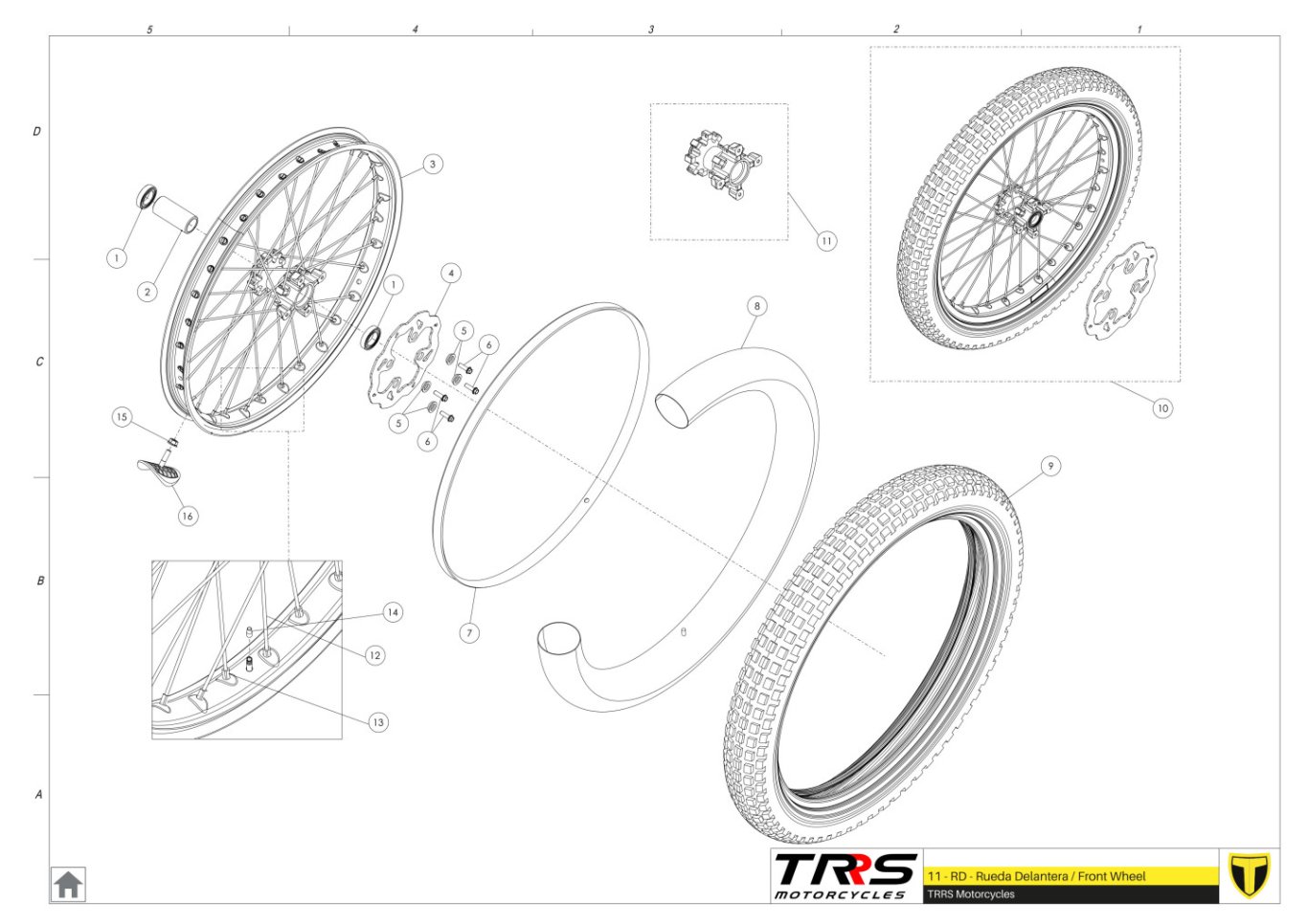 11TR - FRONT WHEEL