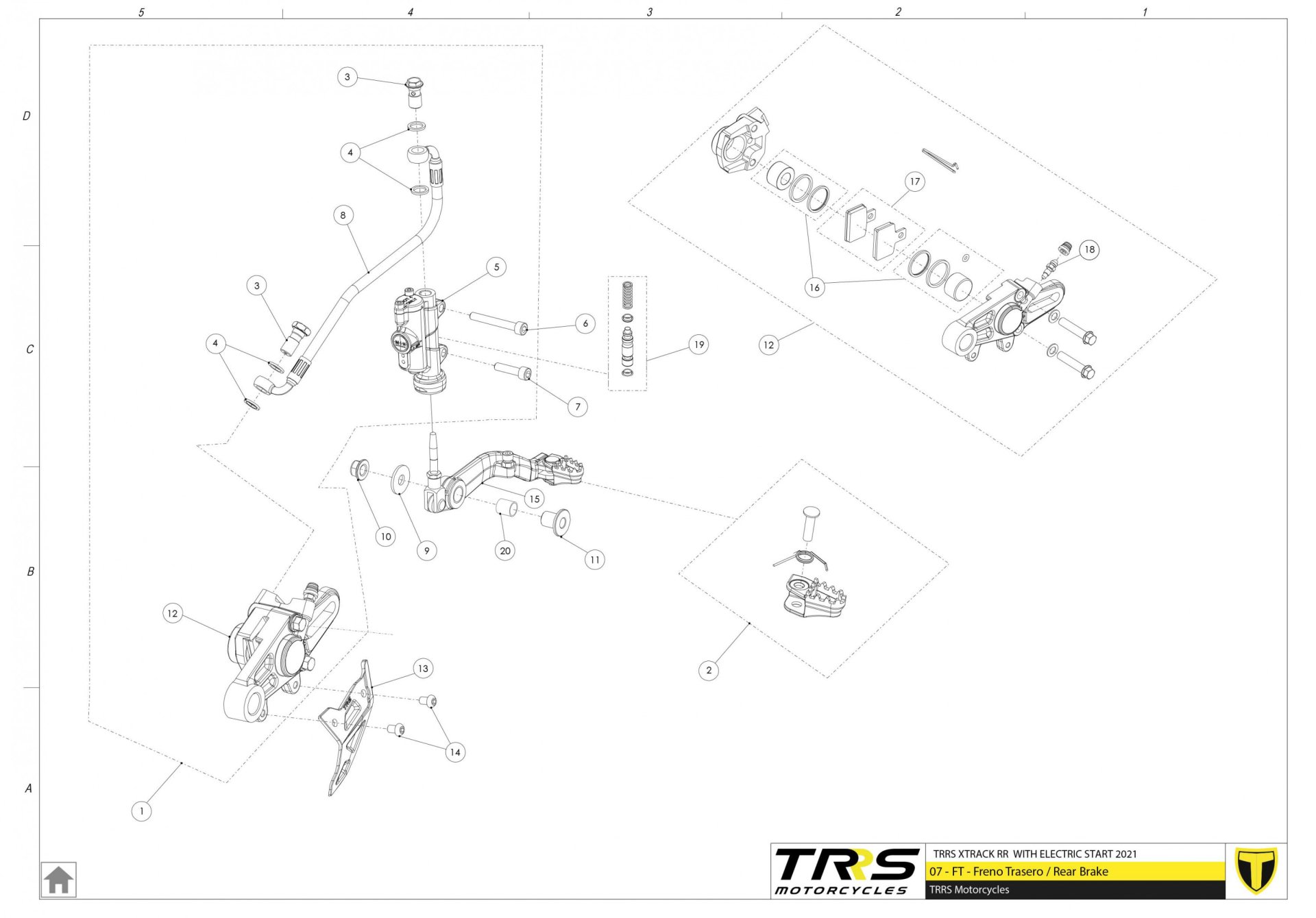 07TR - REAR BRAKE