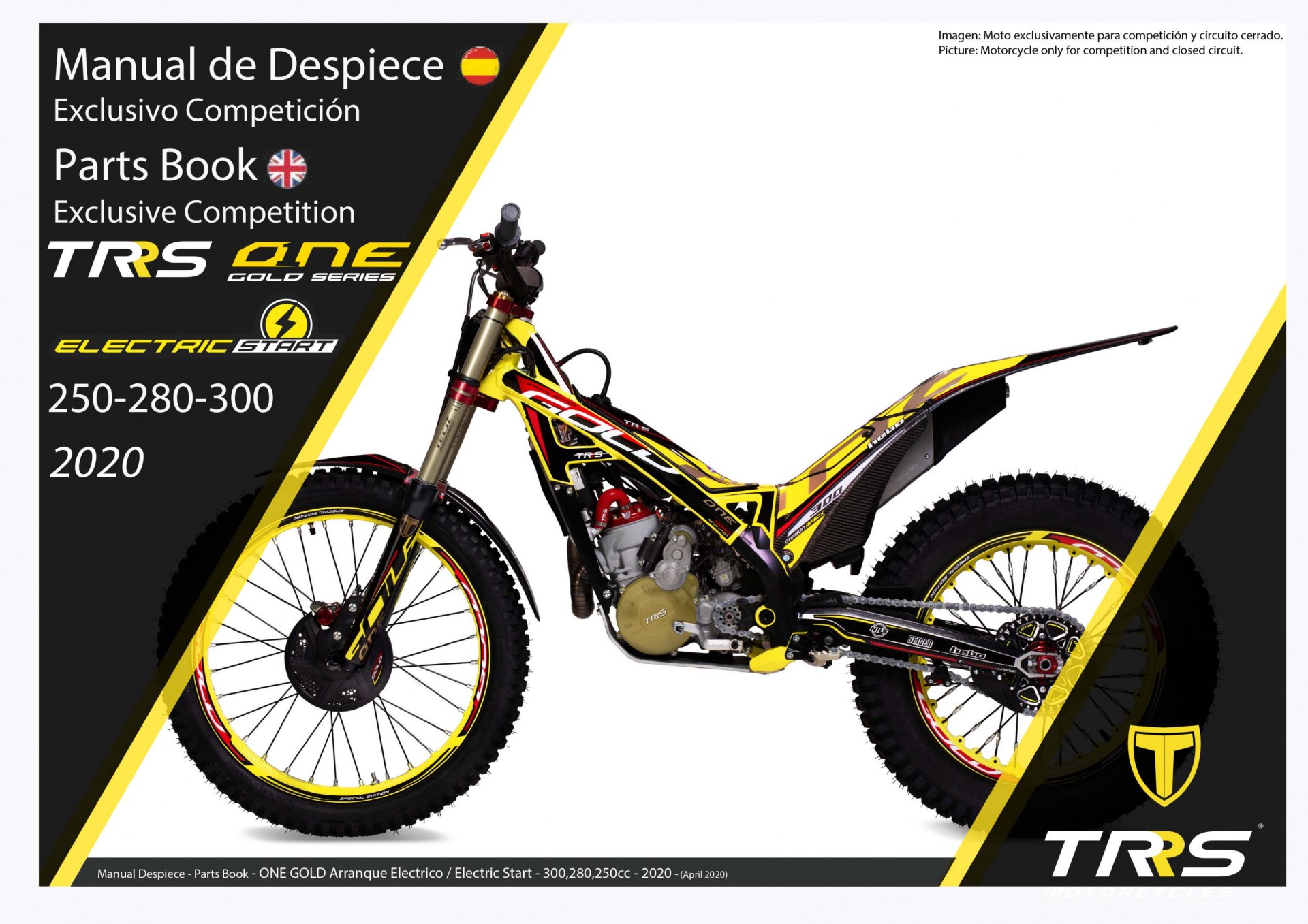 2020 ONE GOLD ELECTRIC START
