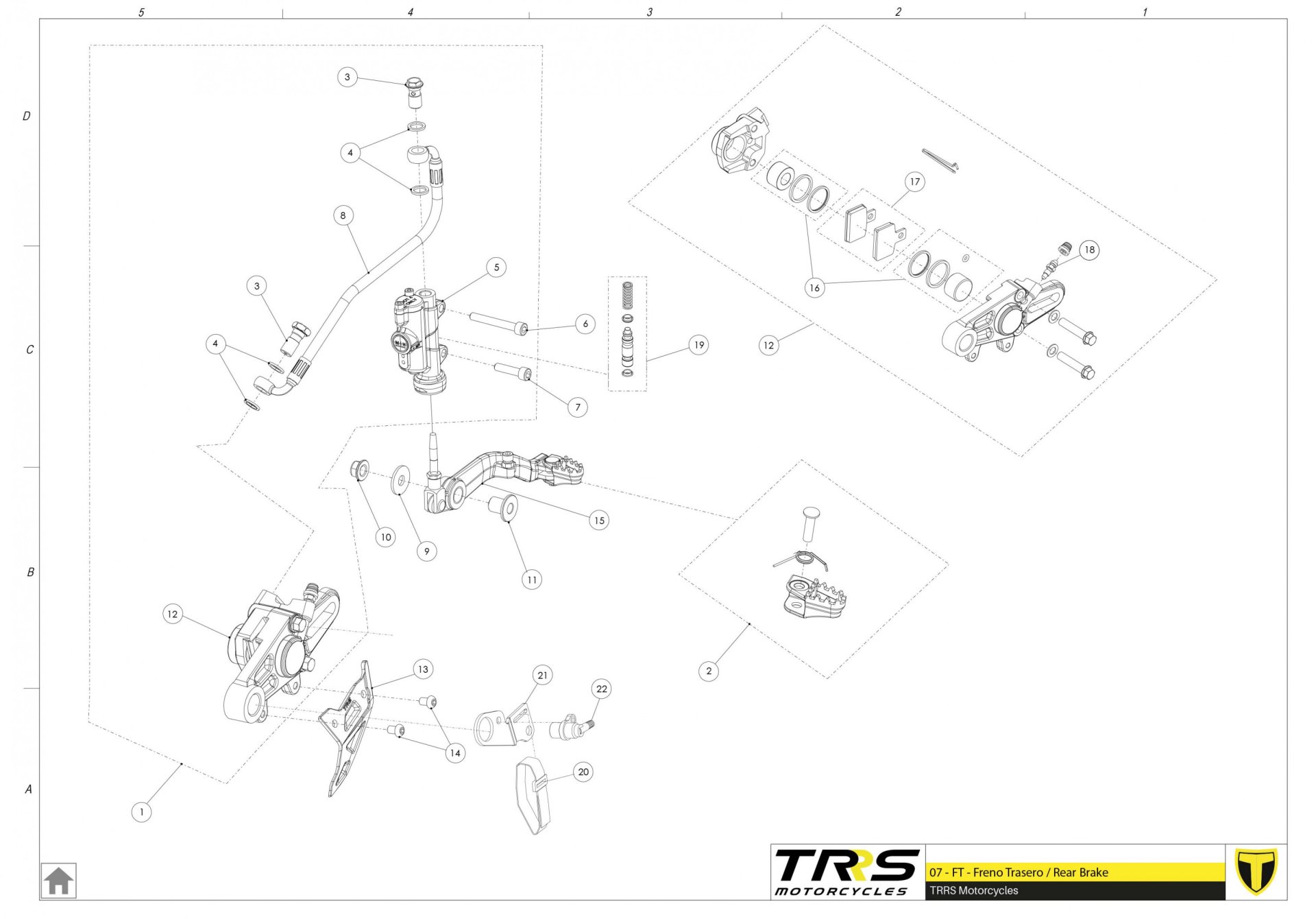 07TR - REAR BRAKE