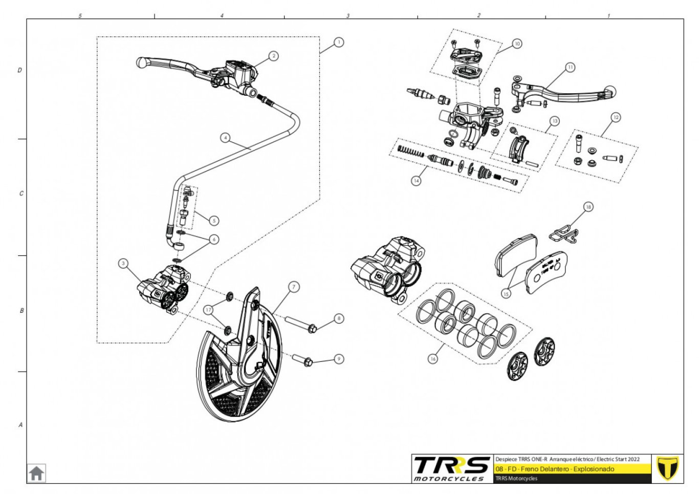 08TR - FRONT BRAKE