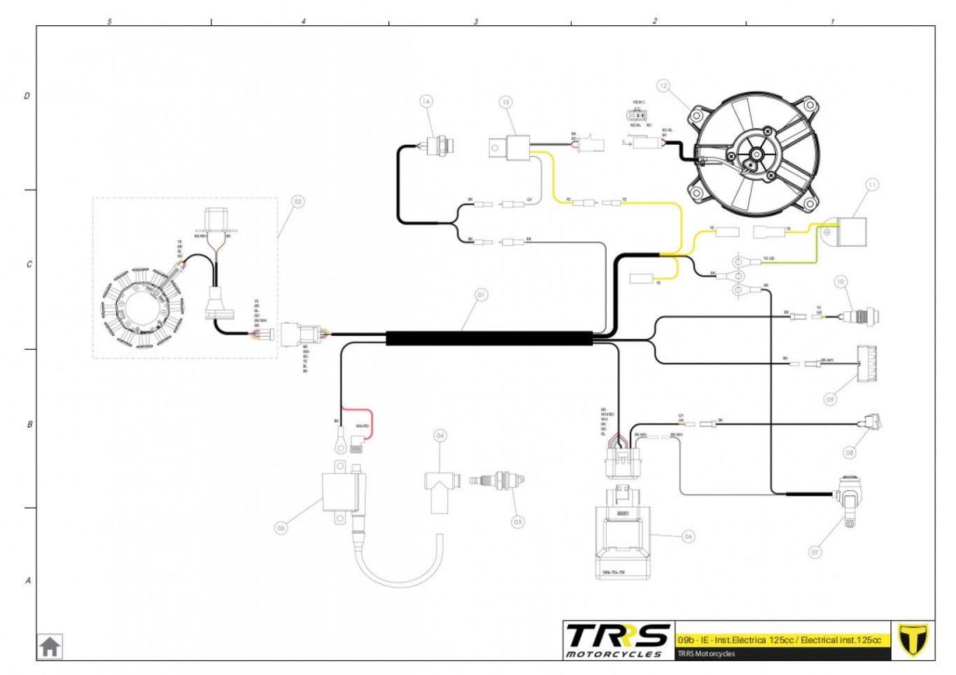09TR-125 - INSTALATION ELECTRIC 125CC