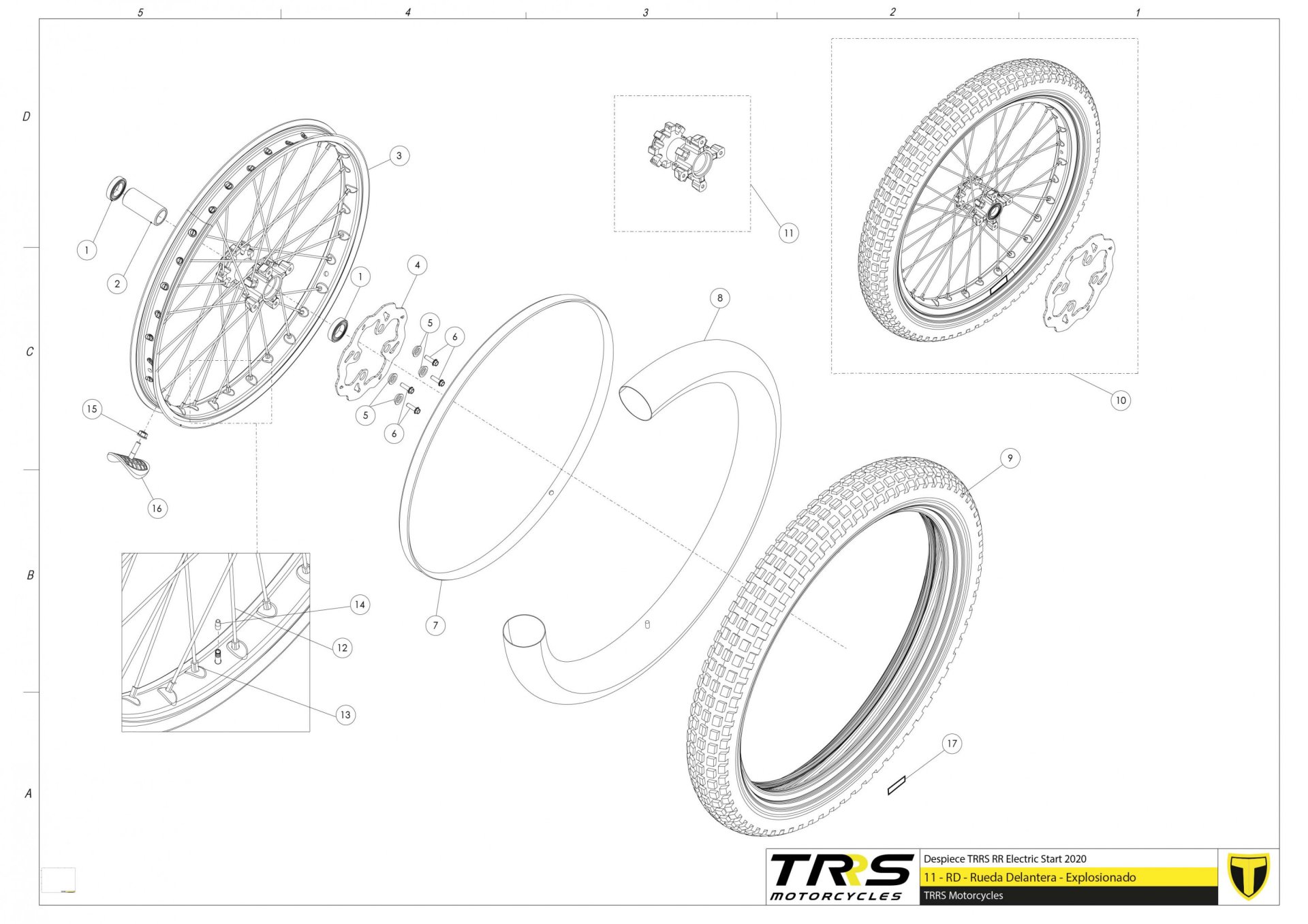 11TR - FRONT WHEEL