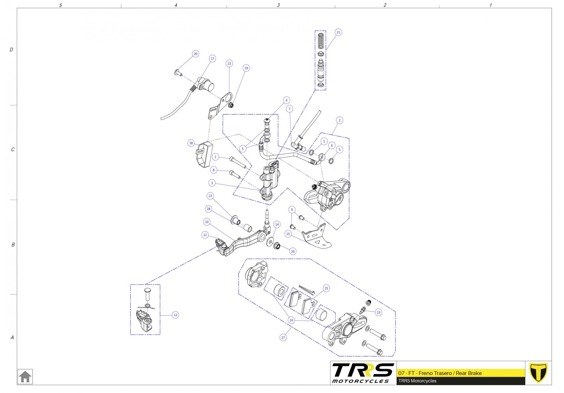 07TR - REAR BRAKE