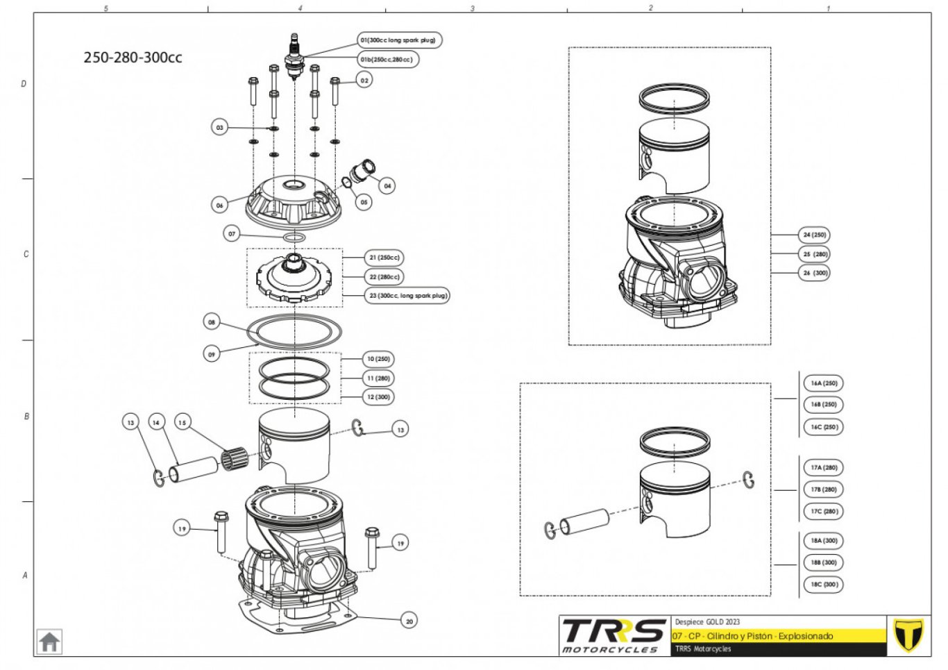 07MT - CYLINDER AND PISTON