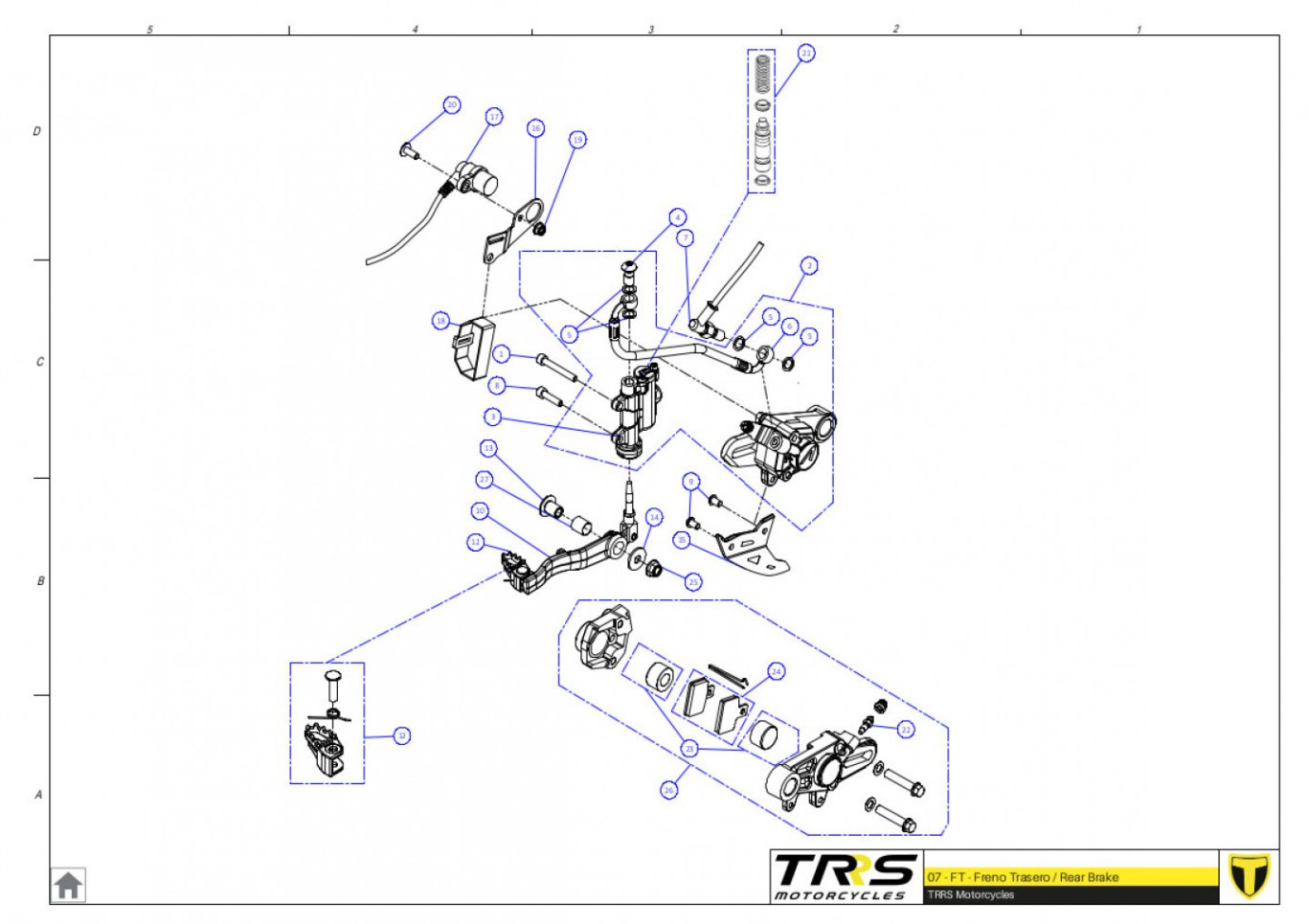 07TR - REAR BRAKE