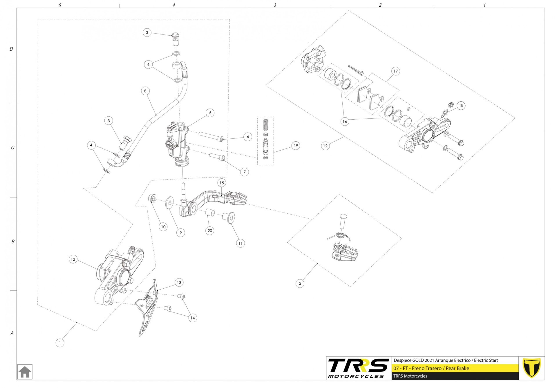 07TR - REAR BRAKE