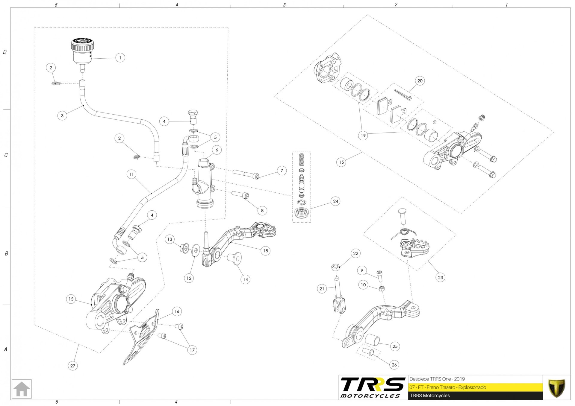 07TR - REAR BRAKE
