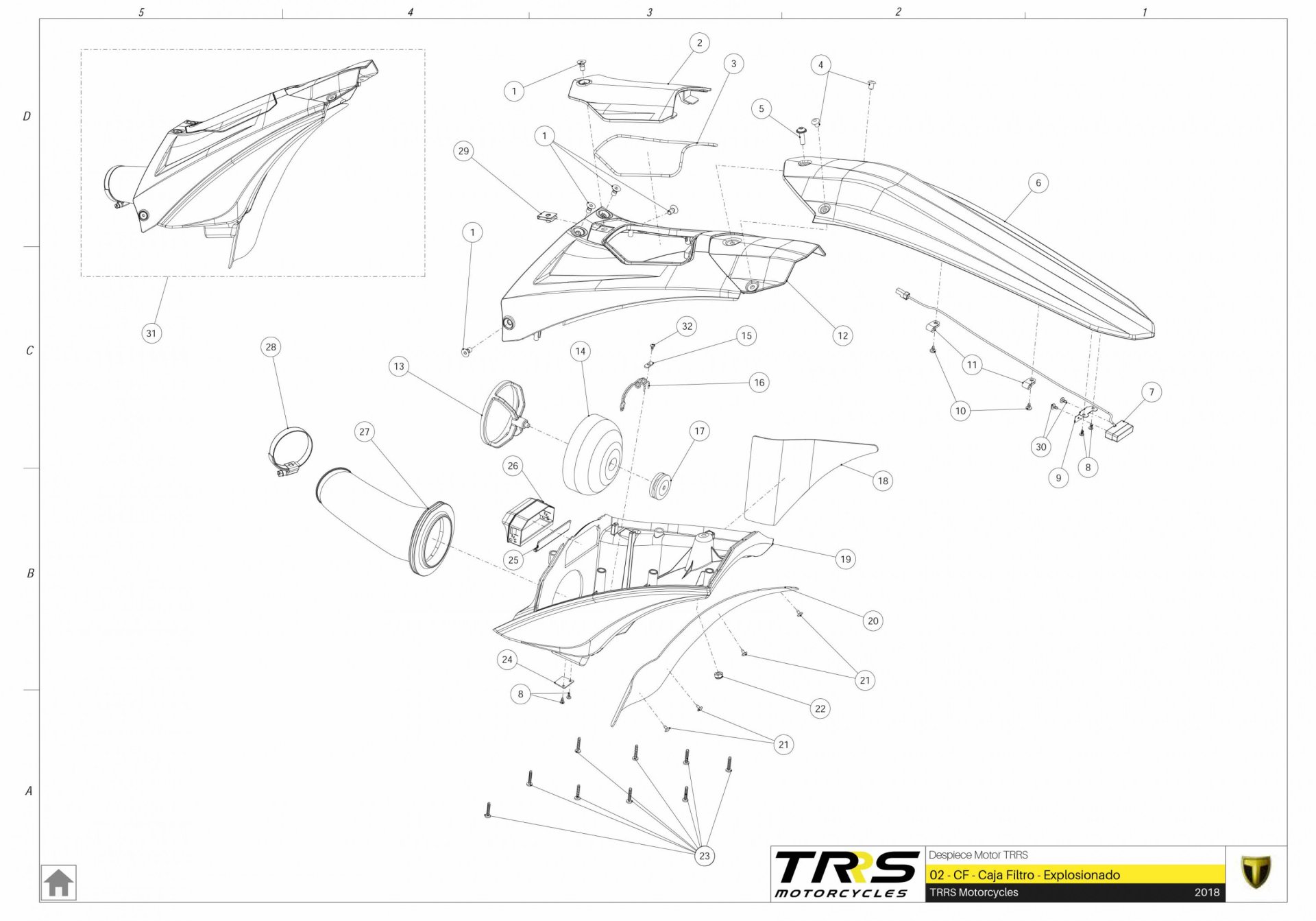 02TR - AIR FILTER BOX