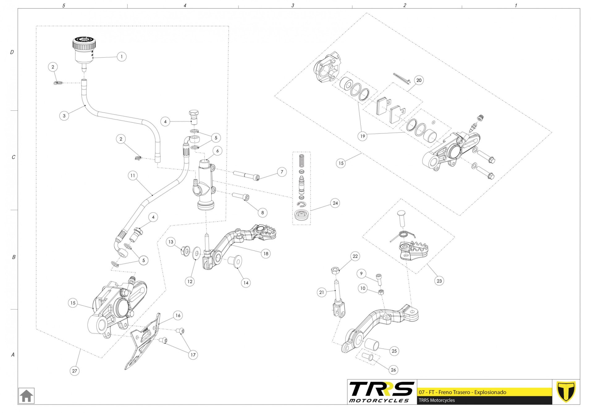 07TR - REAR BRAKE