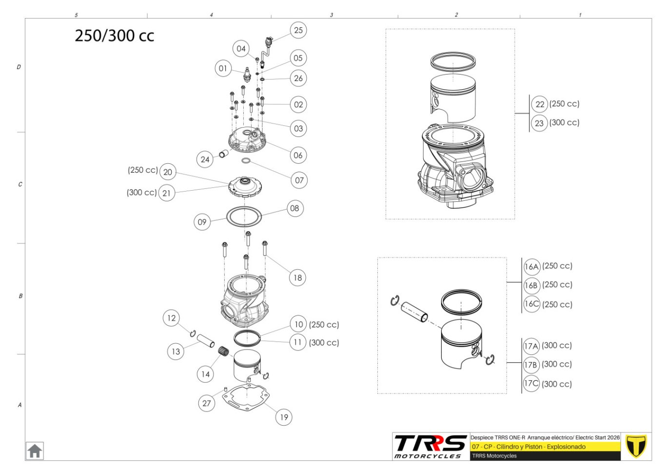 07MT - CYLINDER AND PISTON