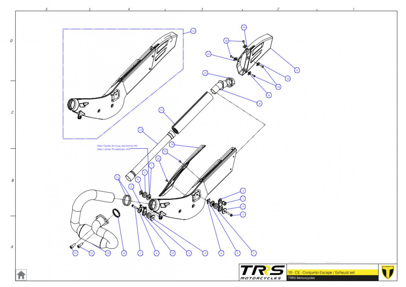 10TR - EXHAUST