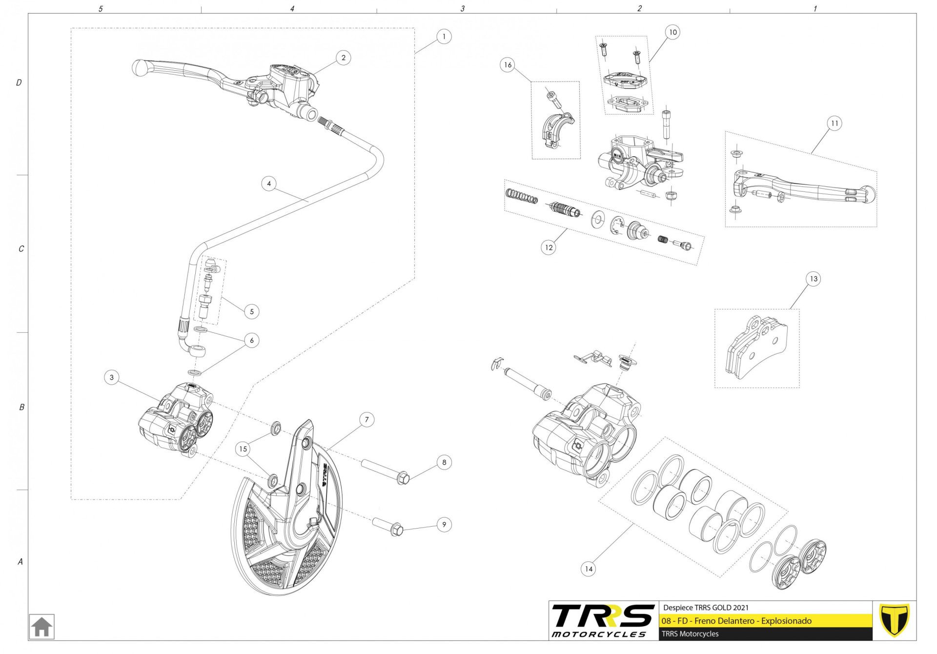 08TR - FRONT BRAKE