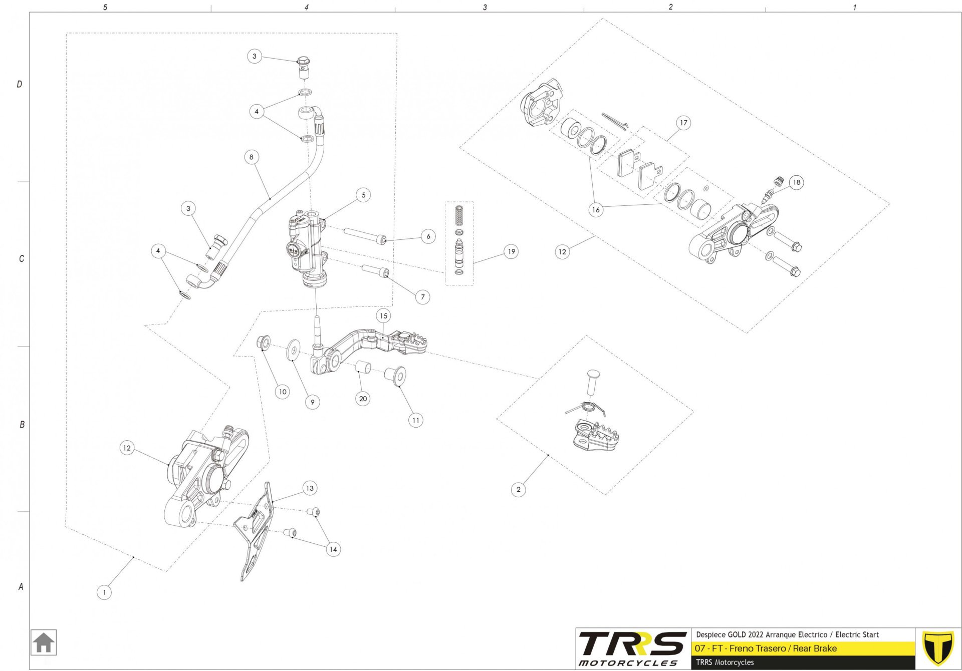 07TR - REAR BRAKE