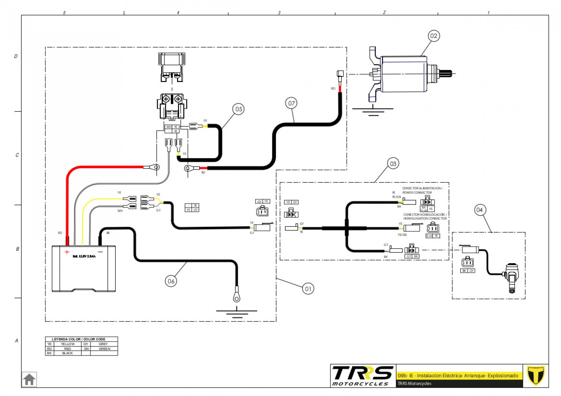 09BTR - INSTALLATION ELECTRIC START