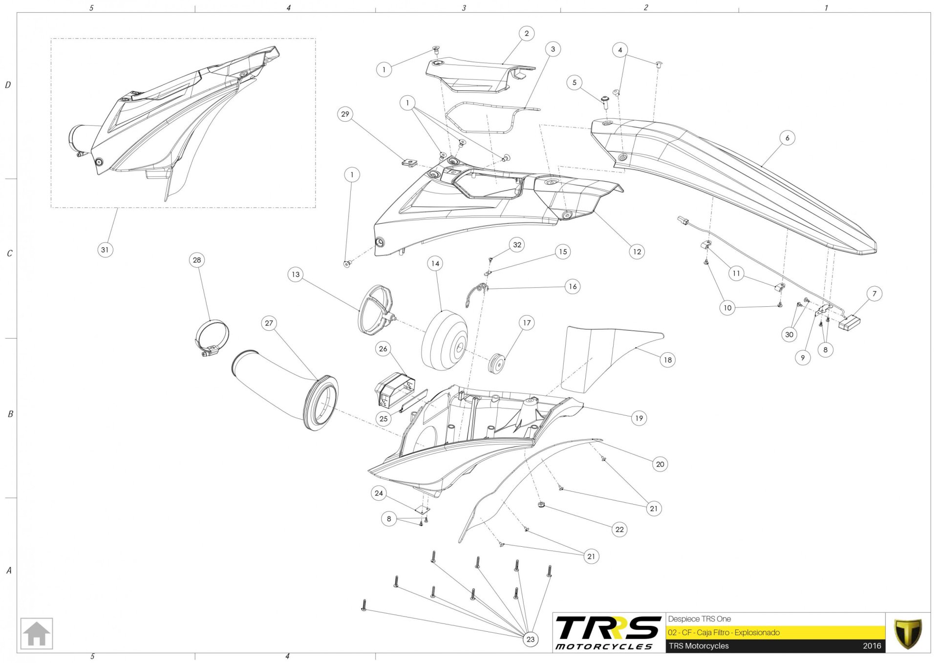 02TR - AIR FILTER BOX