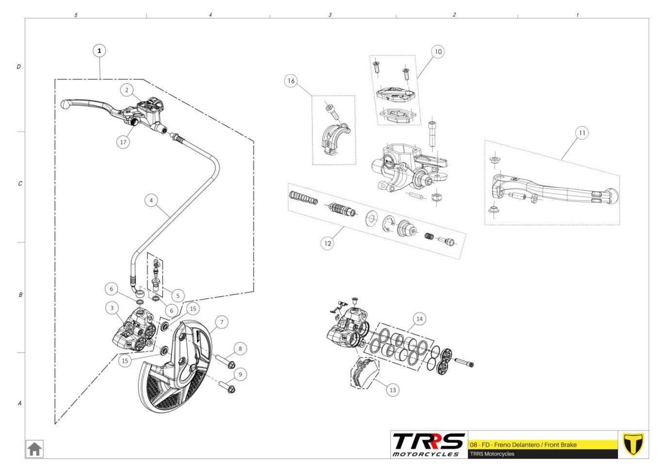 08TR - FRONT BRAKE
