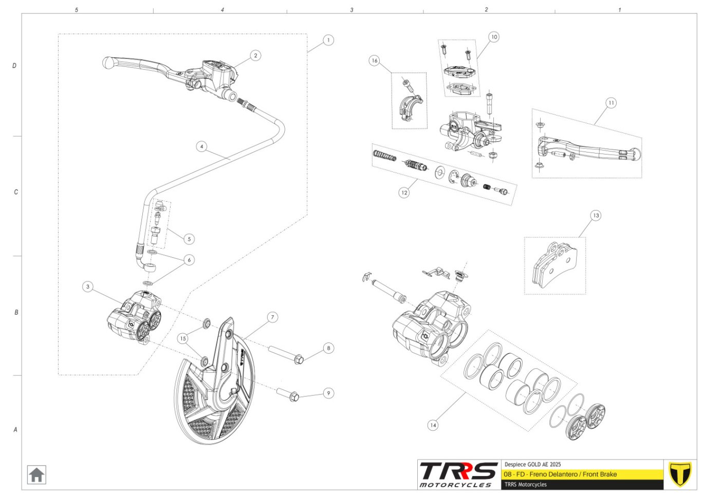 08TR - FRONT BRAKE