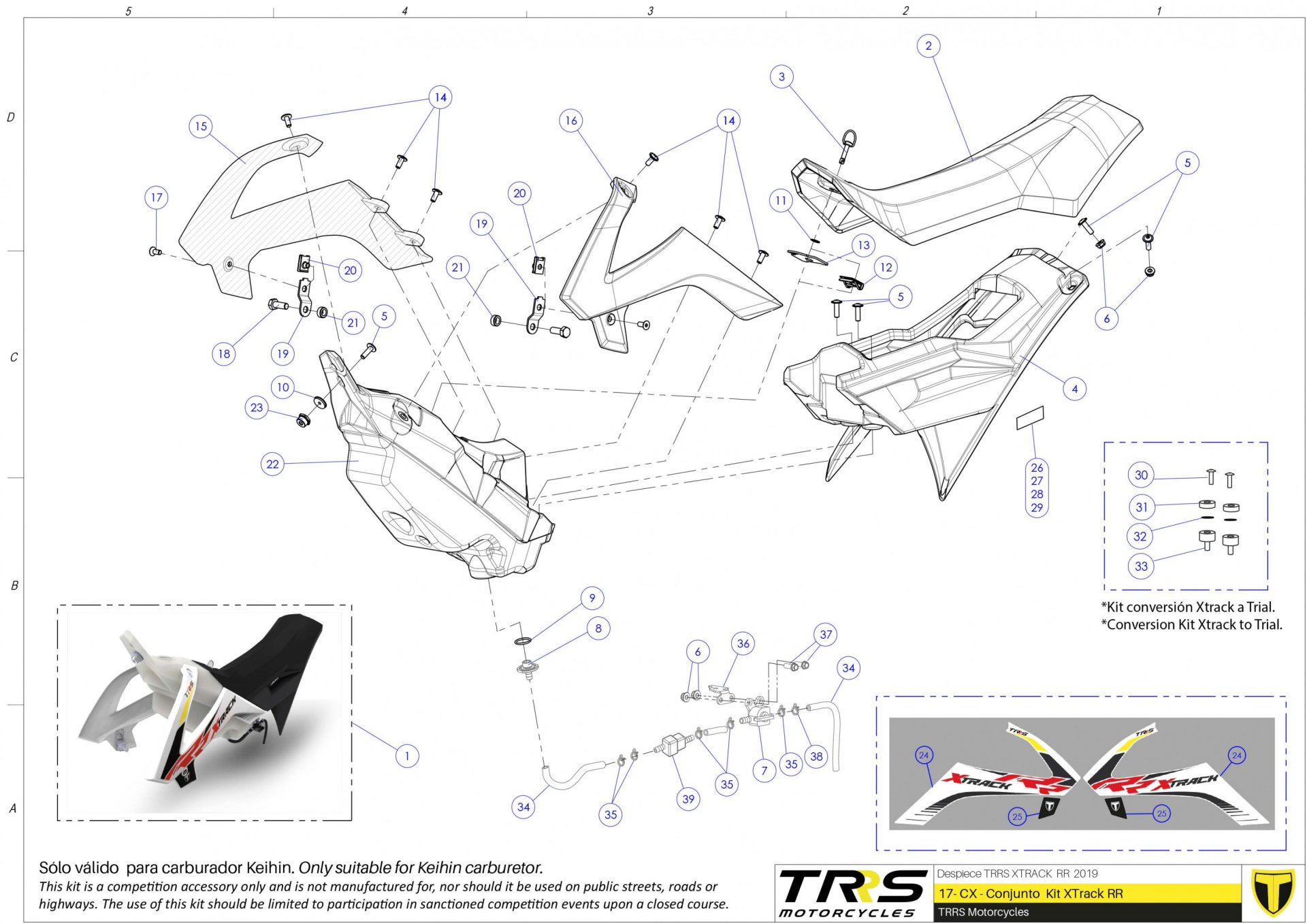 KIT XTRACK - XTRACK SET