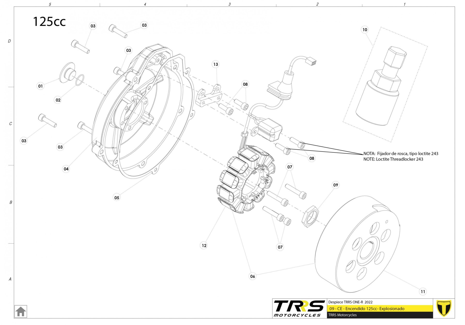08MT-125 - IGNITION 125CC